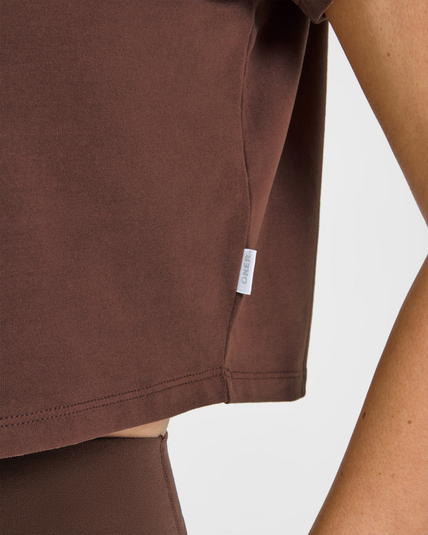 Cotton Relaxed T-Shirt | Copper Brown - Image 4