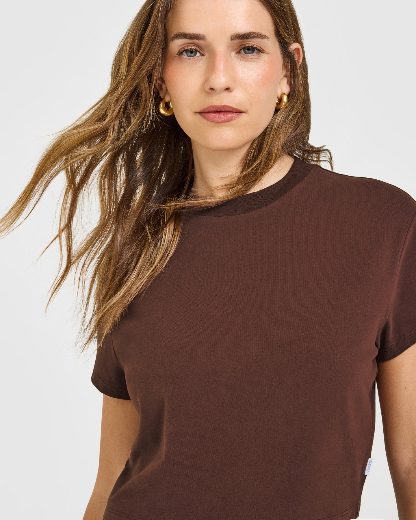 Cotton Relaxed T-Shirt | Copper Brown - Image 5