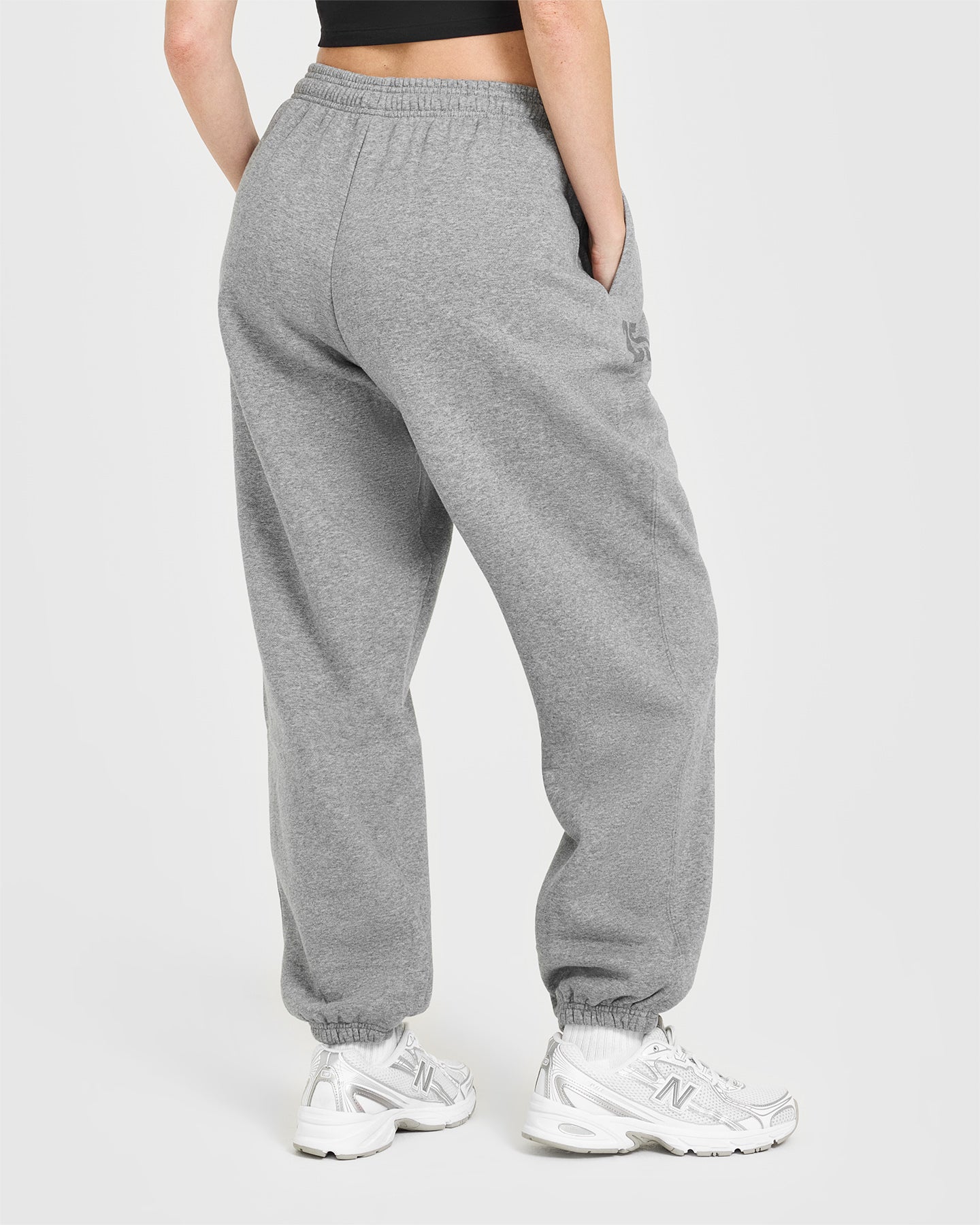 Alternative view of Foundations Oversized Oner 25 Joggers | Charcoal Marl