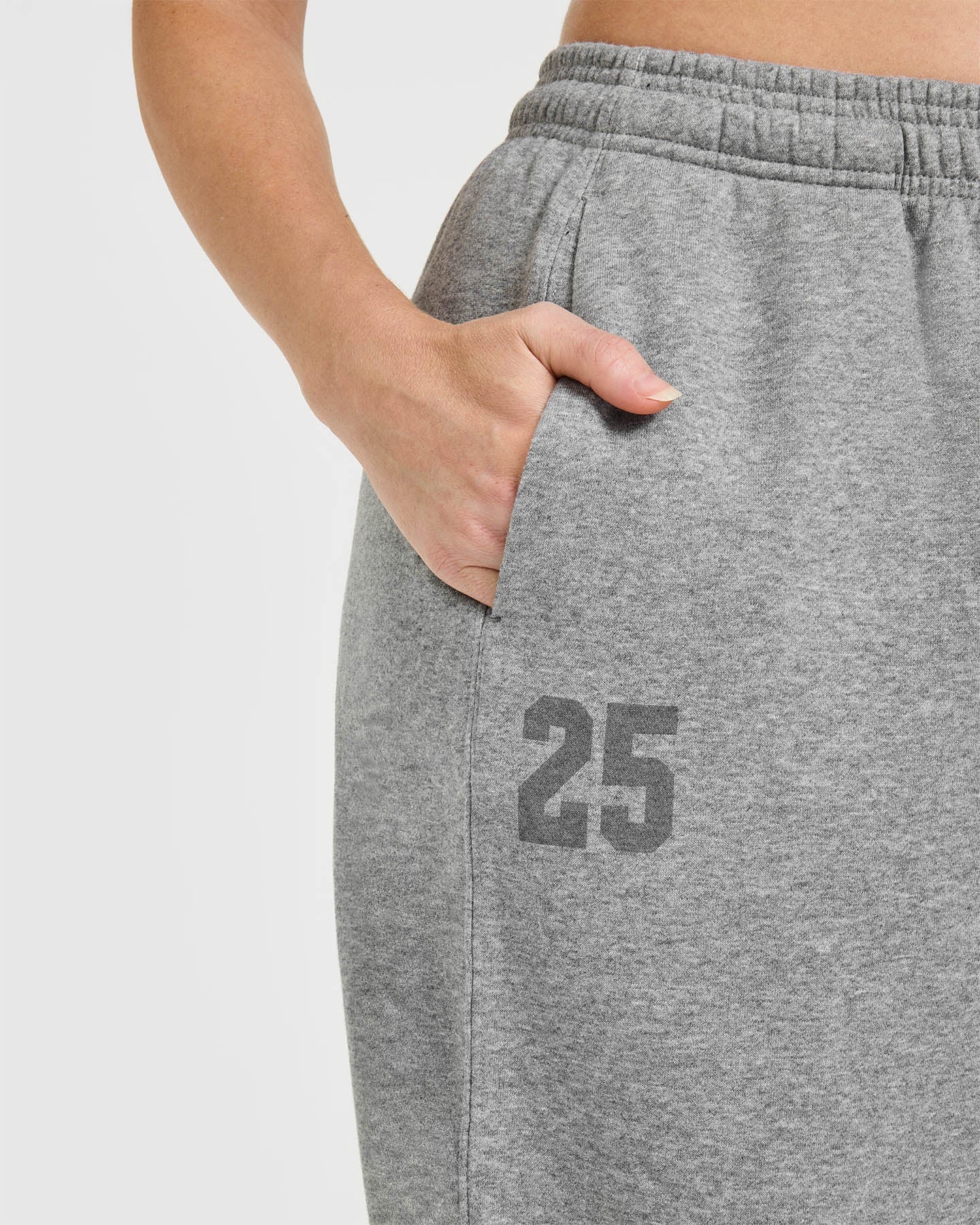 Foundations Oversized Oner 25 Joggers | Charcoal Marl - Image 4