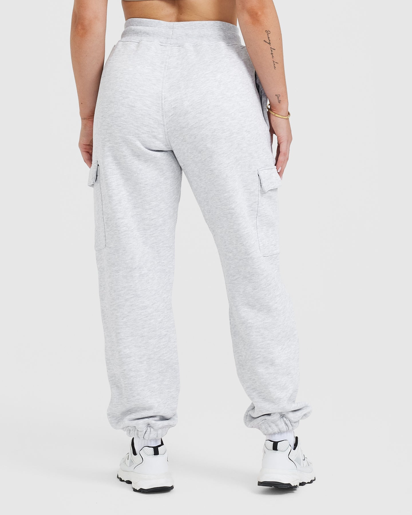 Alternative view of All Day Est 2020 Cargo Joggers | Light Grey Marl