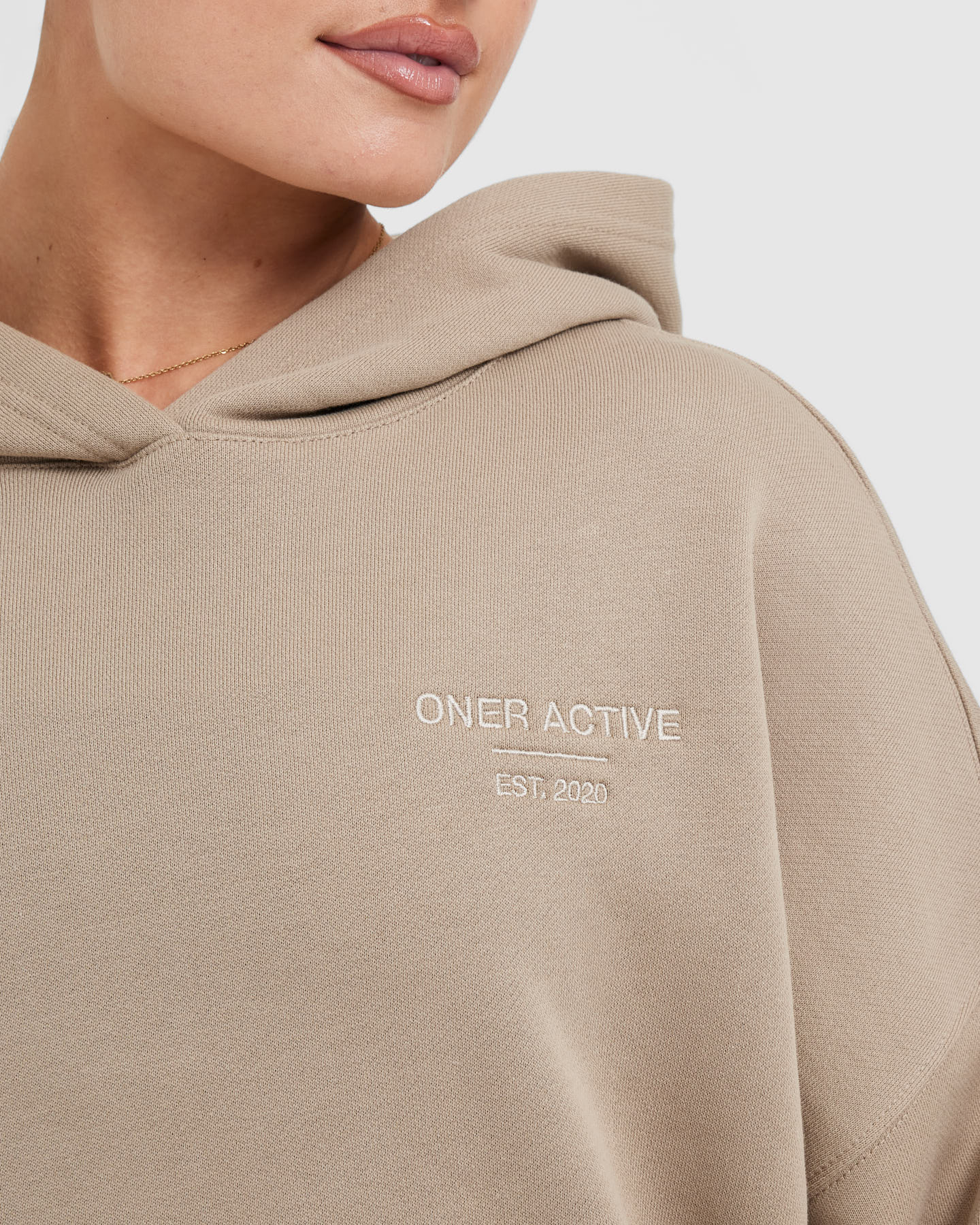 All Day Est 2020 Oversized Hoodie | Sandstone - Image 4
