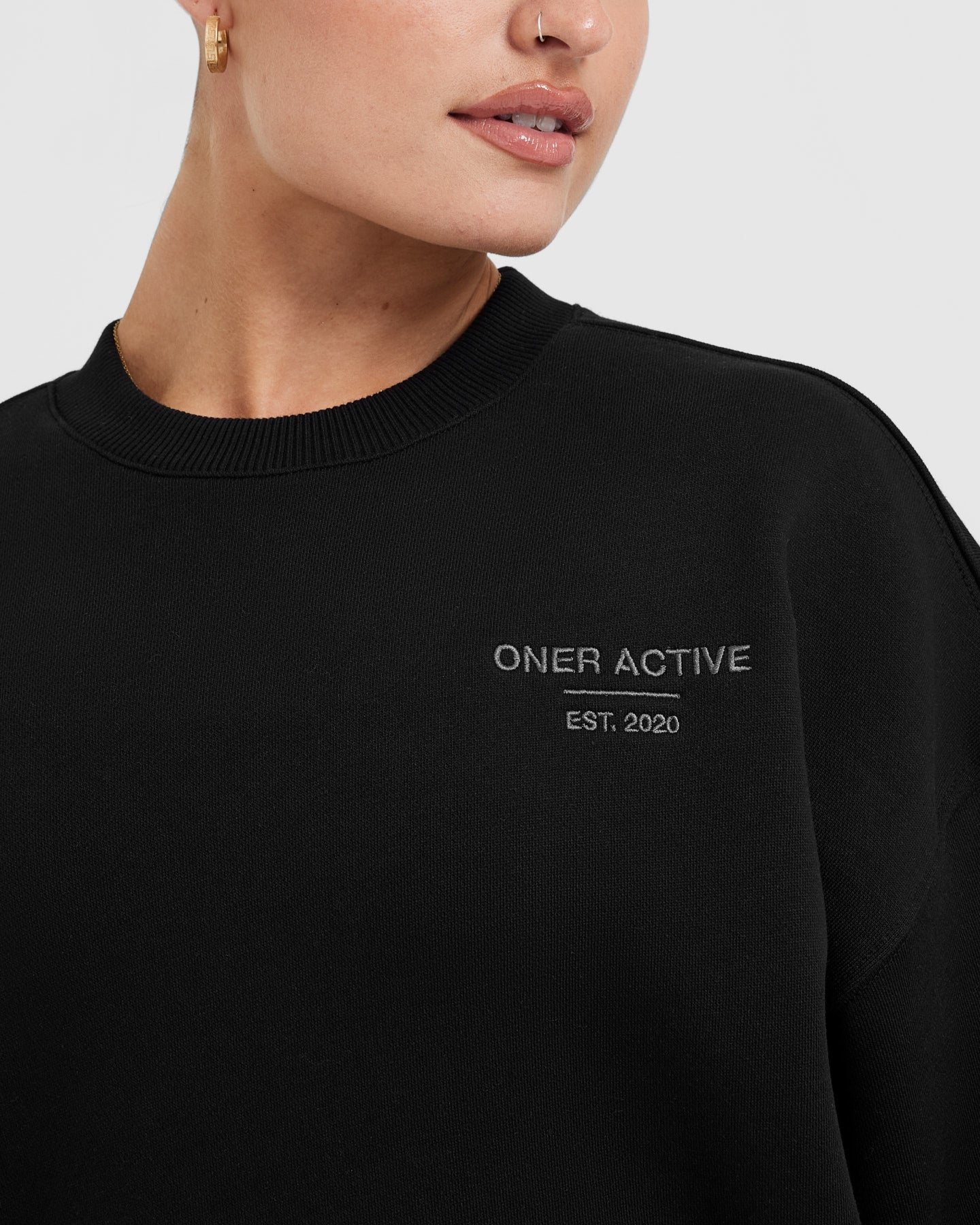 All Day Est 2020 Oversized Sweatshirt | Black - Image 4
