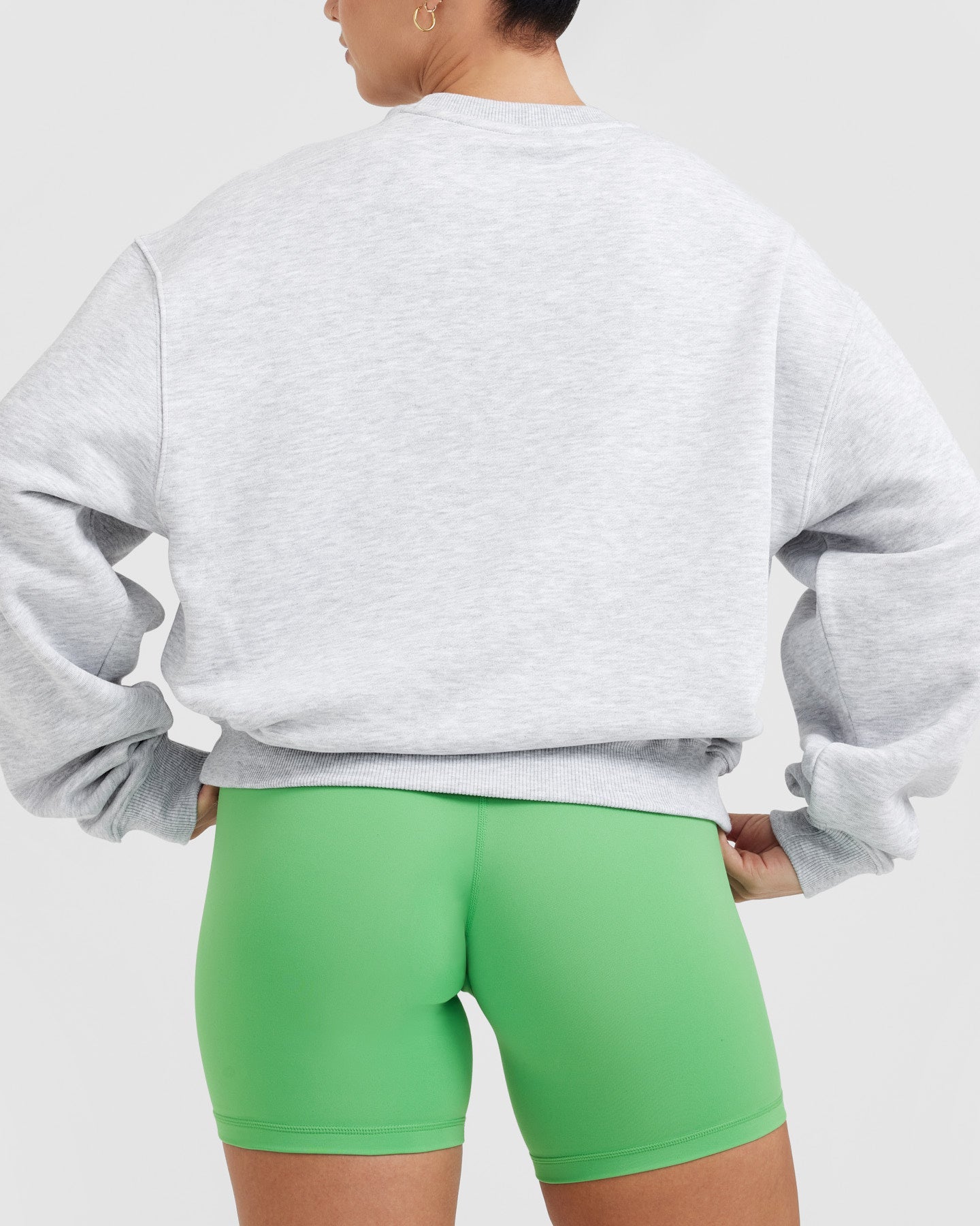 All Day Est 2020 Oversized Sweatshirt | Light Grey Marl - Image 5