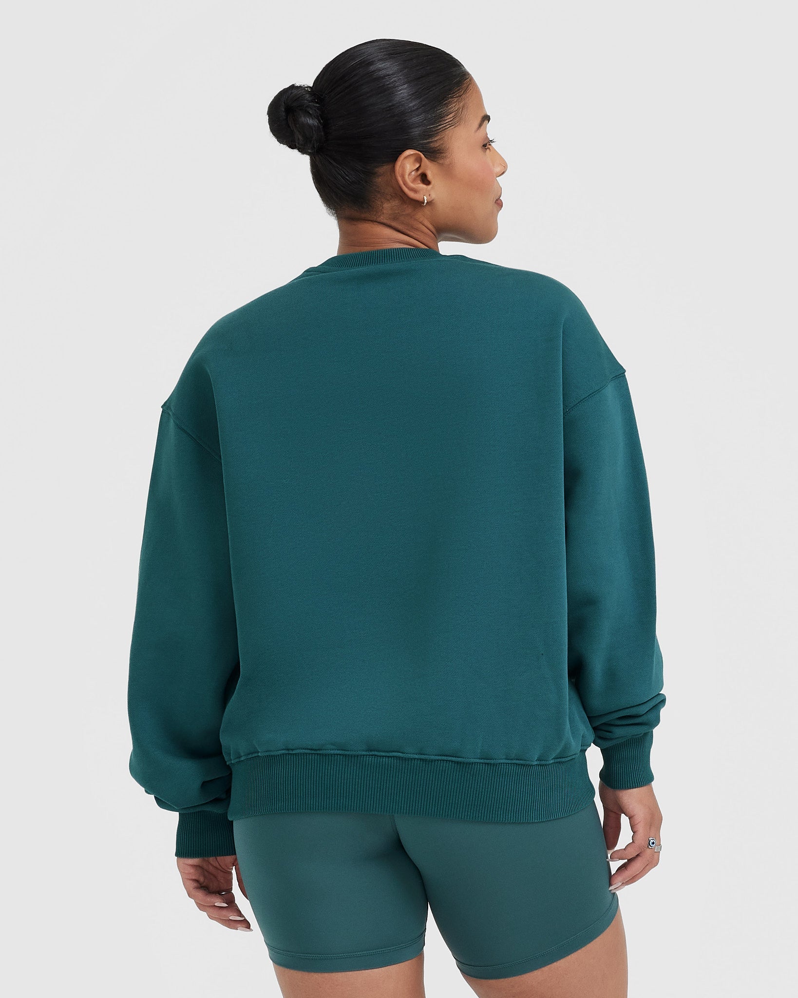 Alternative view of All Day Est 2020 Oversized Sweatshirt | Marine Teal