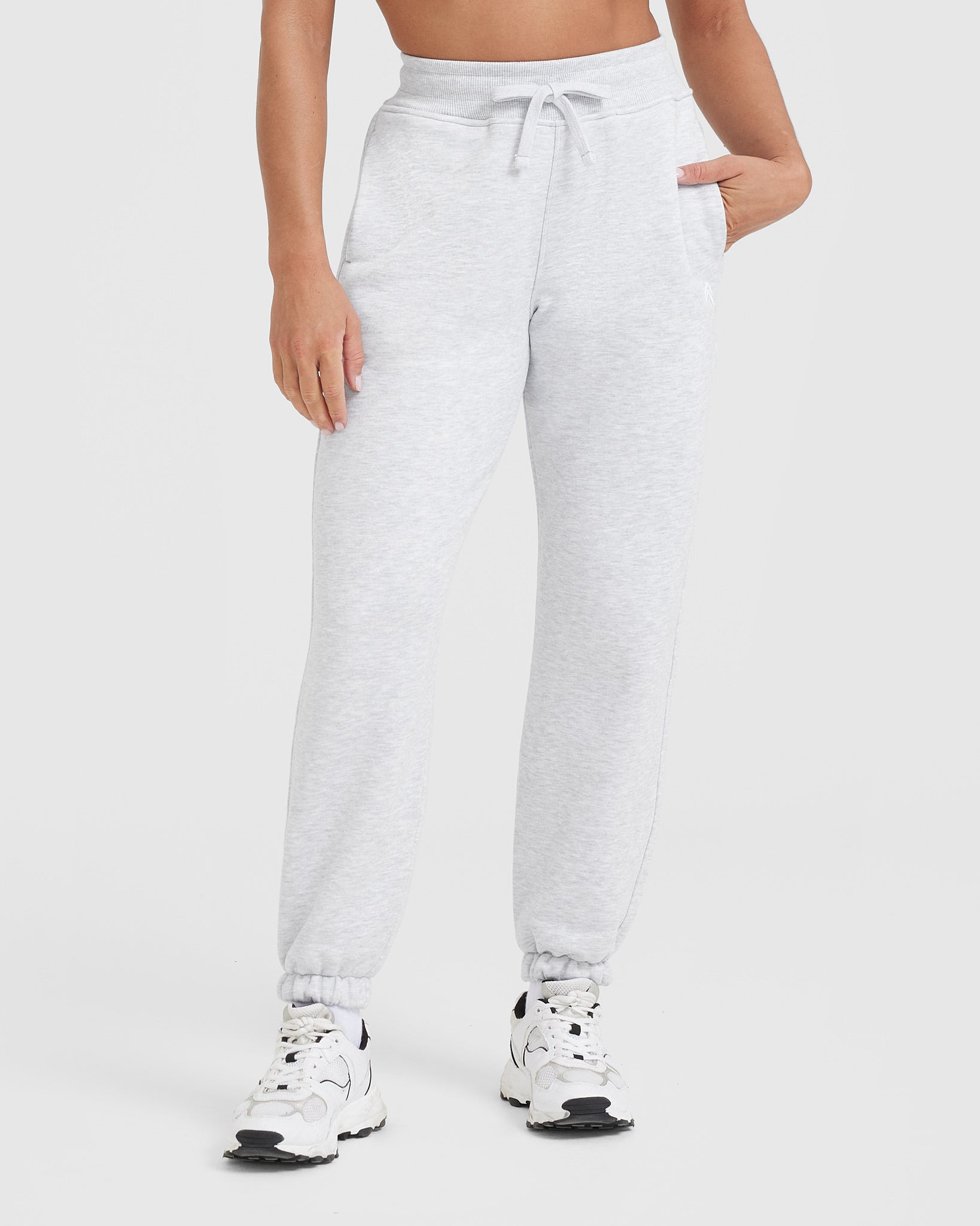 All Day Joggers | Light Grey Marl