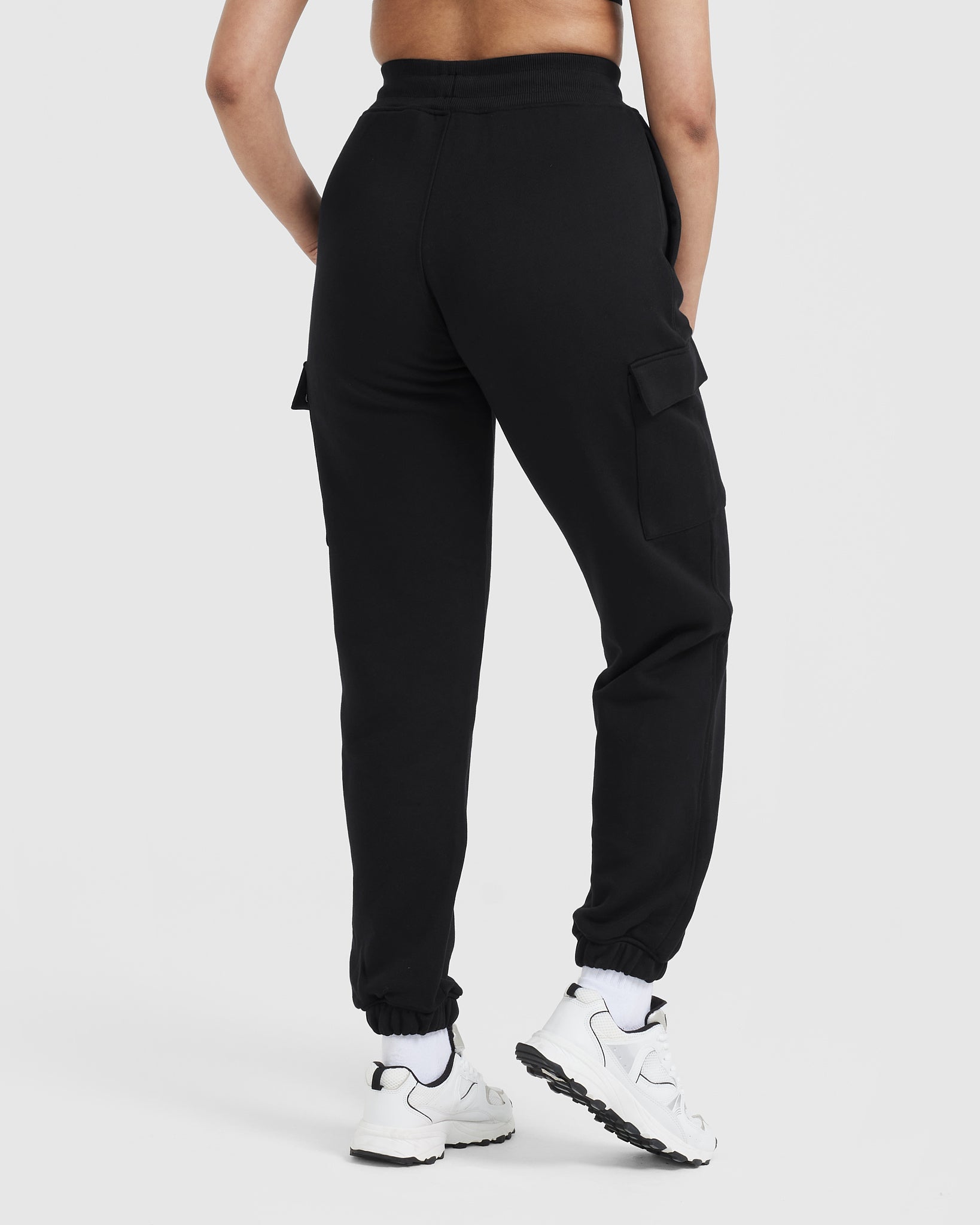 Alternative view of All Day Lightweight Cargo Joggers | Black