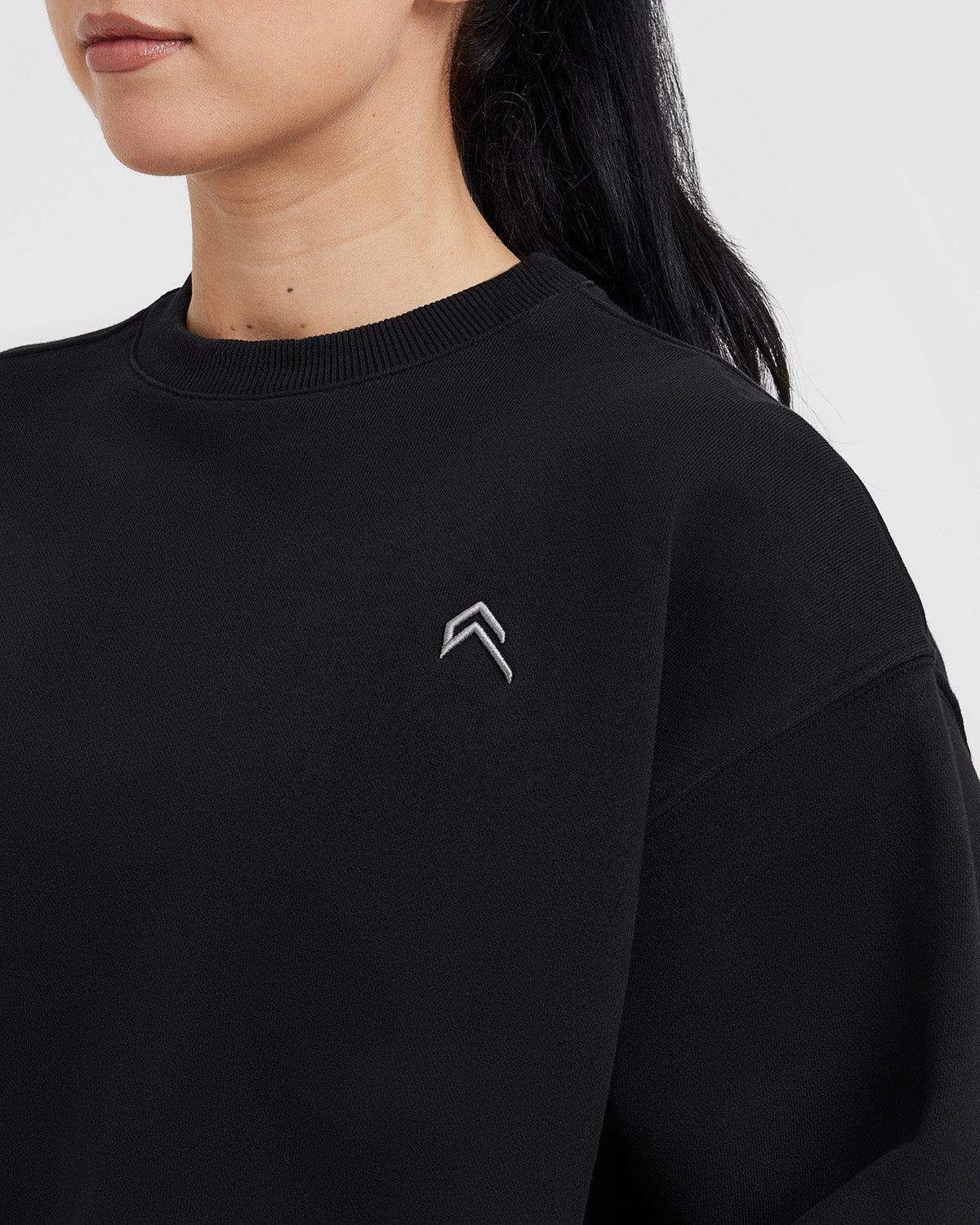 All Day Lightweight Oversized Sweatshirt | Black - Image 4