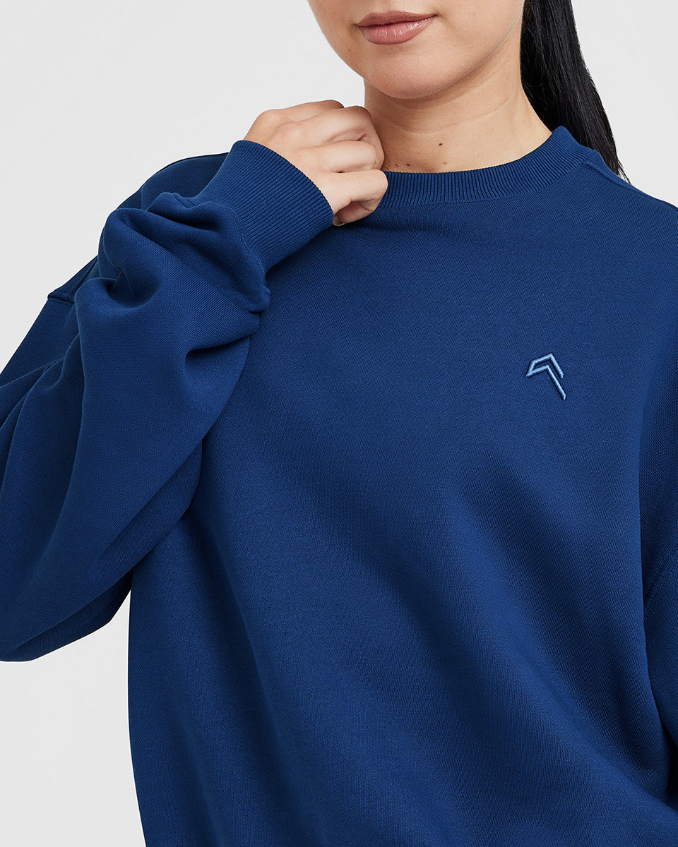 All Day Lightweight Oversized Sweatshirt | Midnight - Image 4