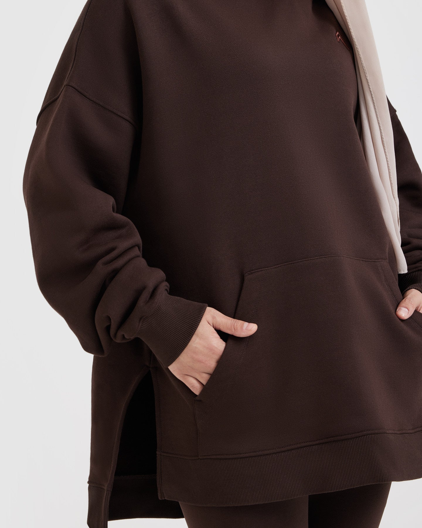 All Day Longline Hoodie | 70% Cocoa - Image 5