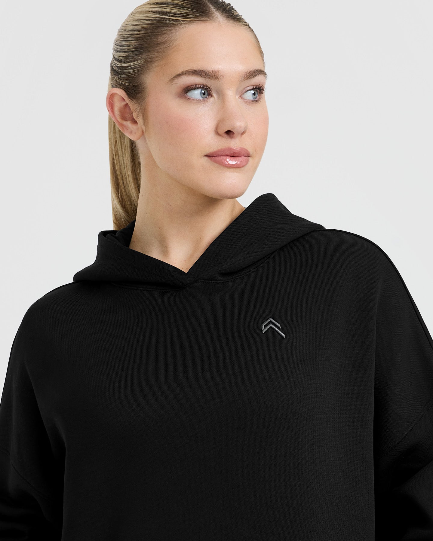 All Day Longline Hoodie | Black - Image 5