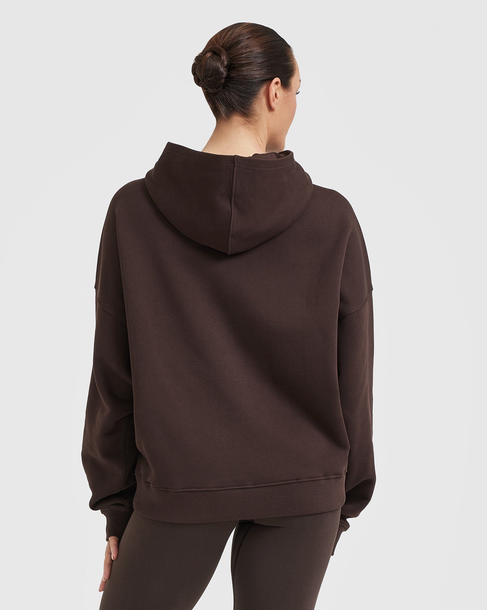 Alternative view of All Day Oversized Hoodie | 70% Cocoa