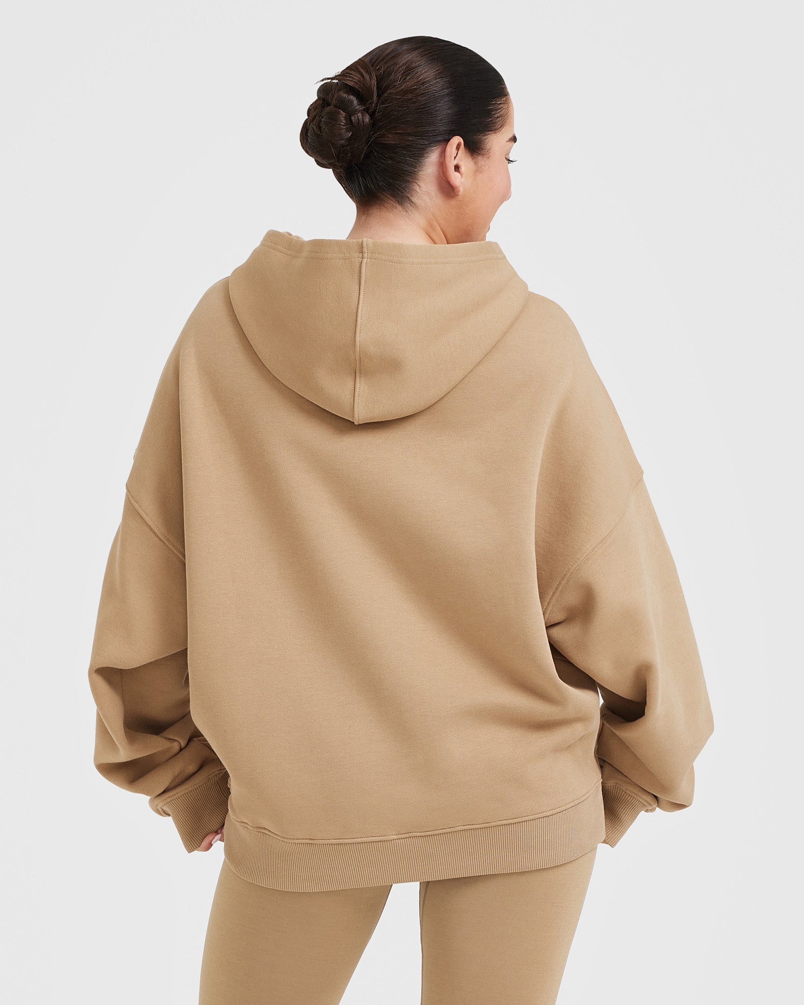 Alternative view of All Day Oversized Hoodie | Dune Brown