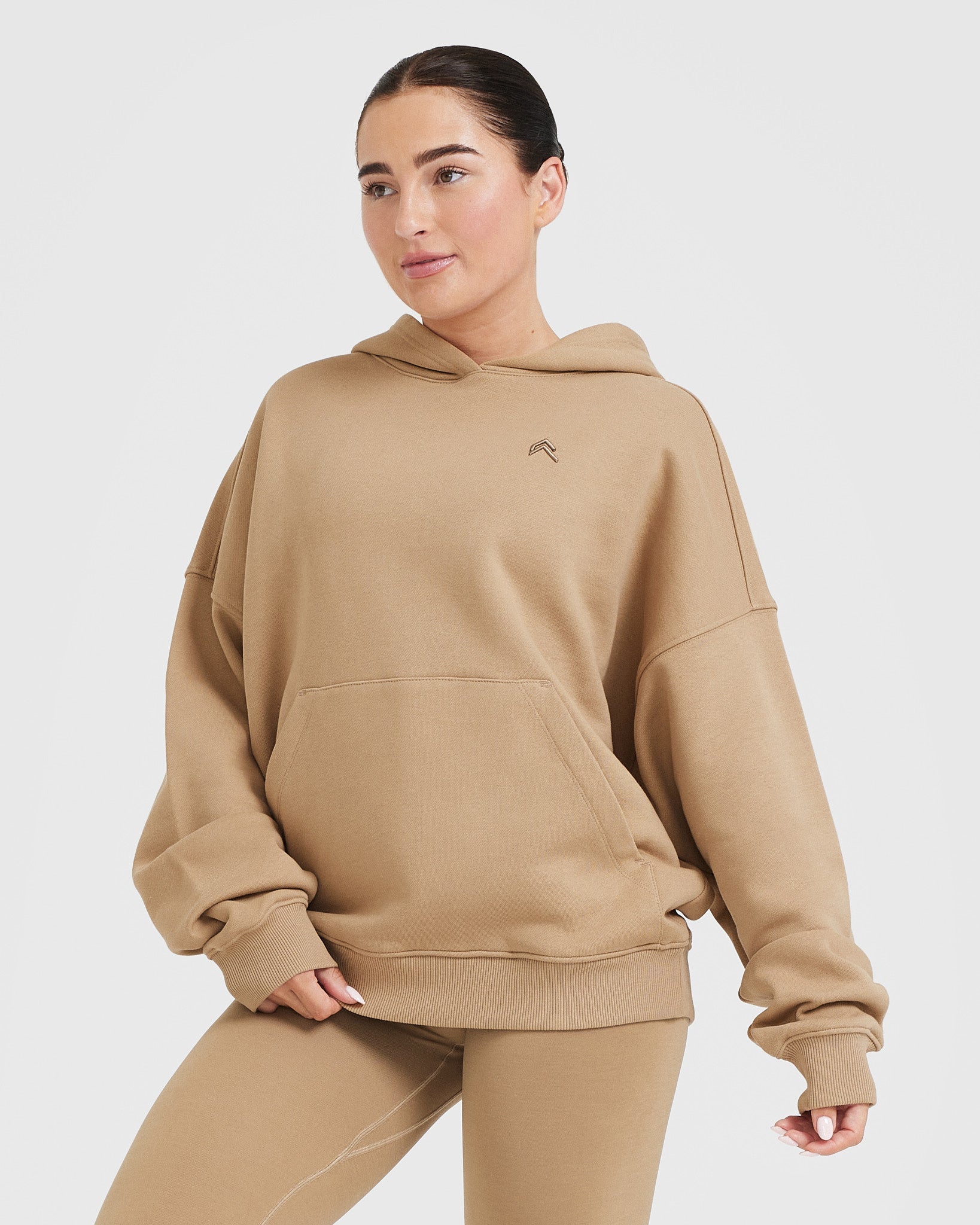 All Day Oversized Hoodie | Dune Brown - Image 3