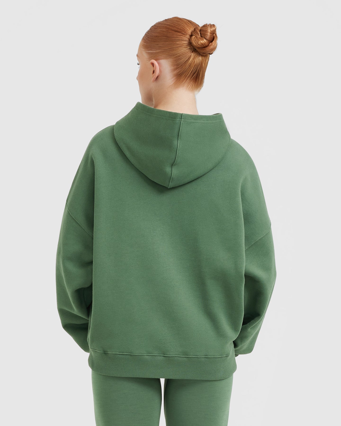 Alternative view of All Day Oversized Hoodie | Forest Green