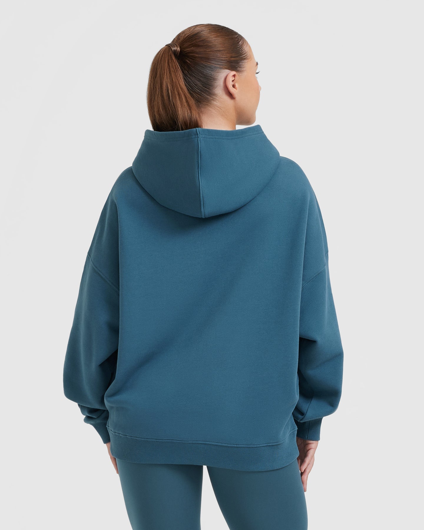 Alternative view of All Day Oversized Hoodie | Lake Blue