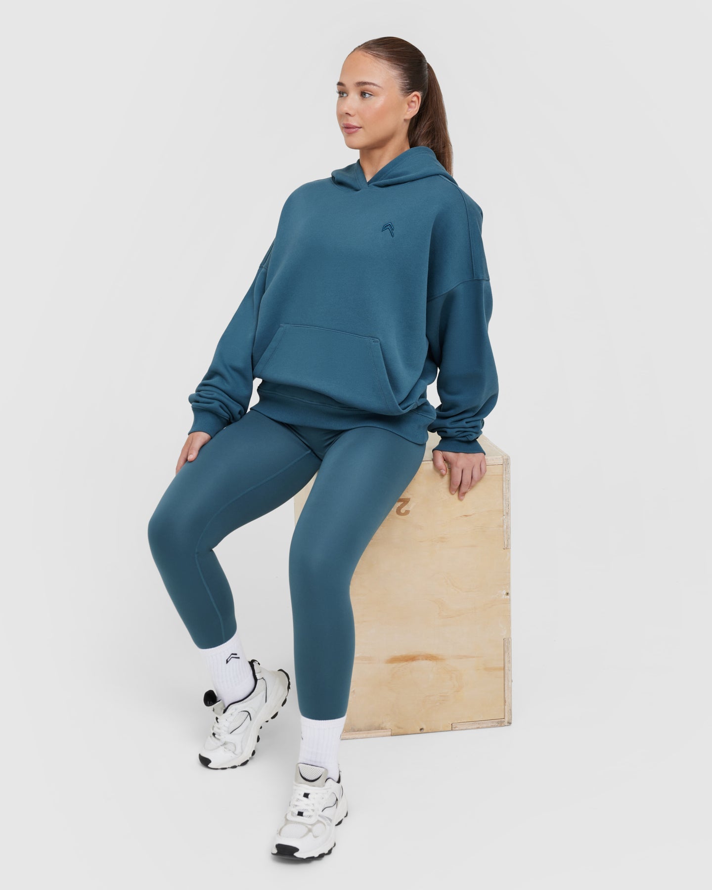 All Day Oversized Hoodie | Lake Blue - Image 3