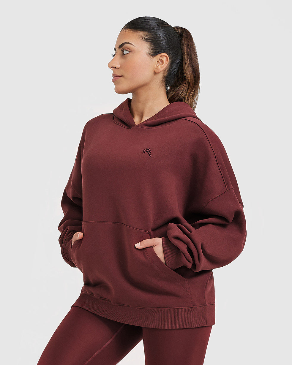 All Day Oversized Hoodie | Mulled Wine - Image 3