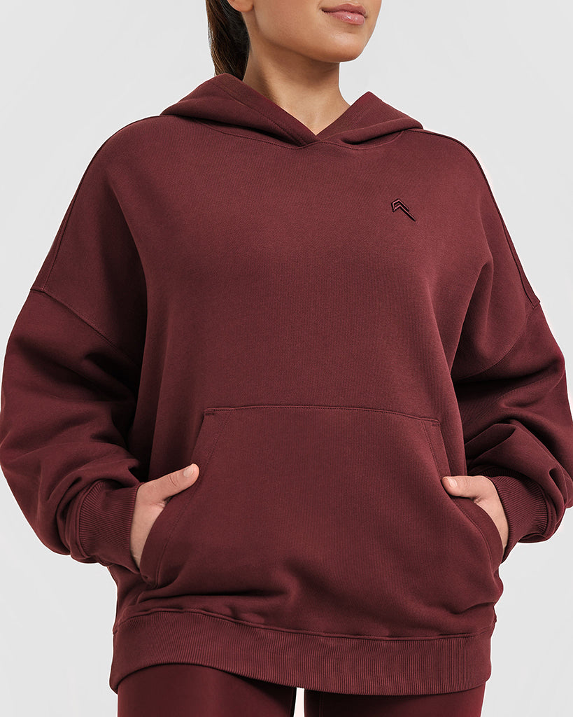 All Day Oversized Hoodie | Mulled Wine - Image 4