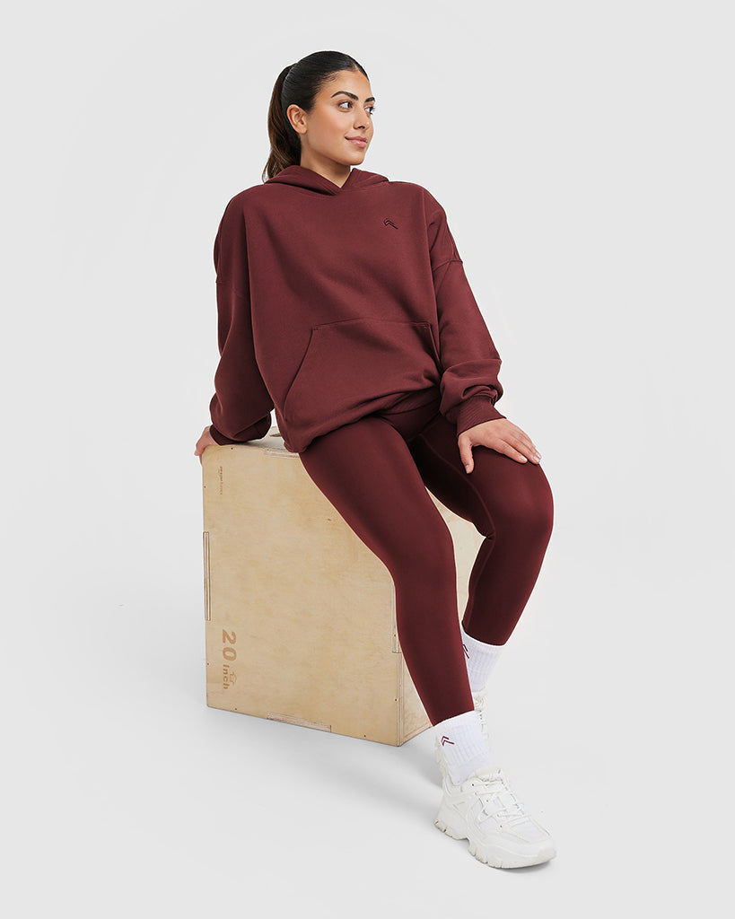 All Day Oversized Hoodie | Mulled Wine - Image 6