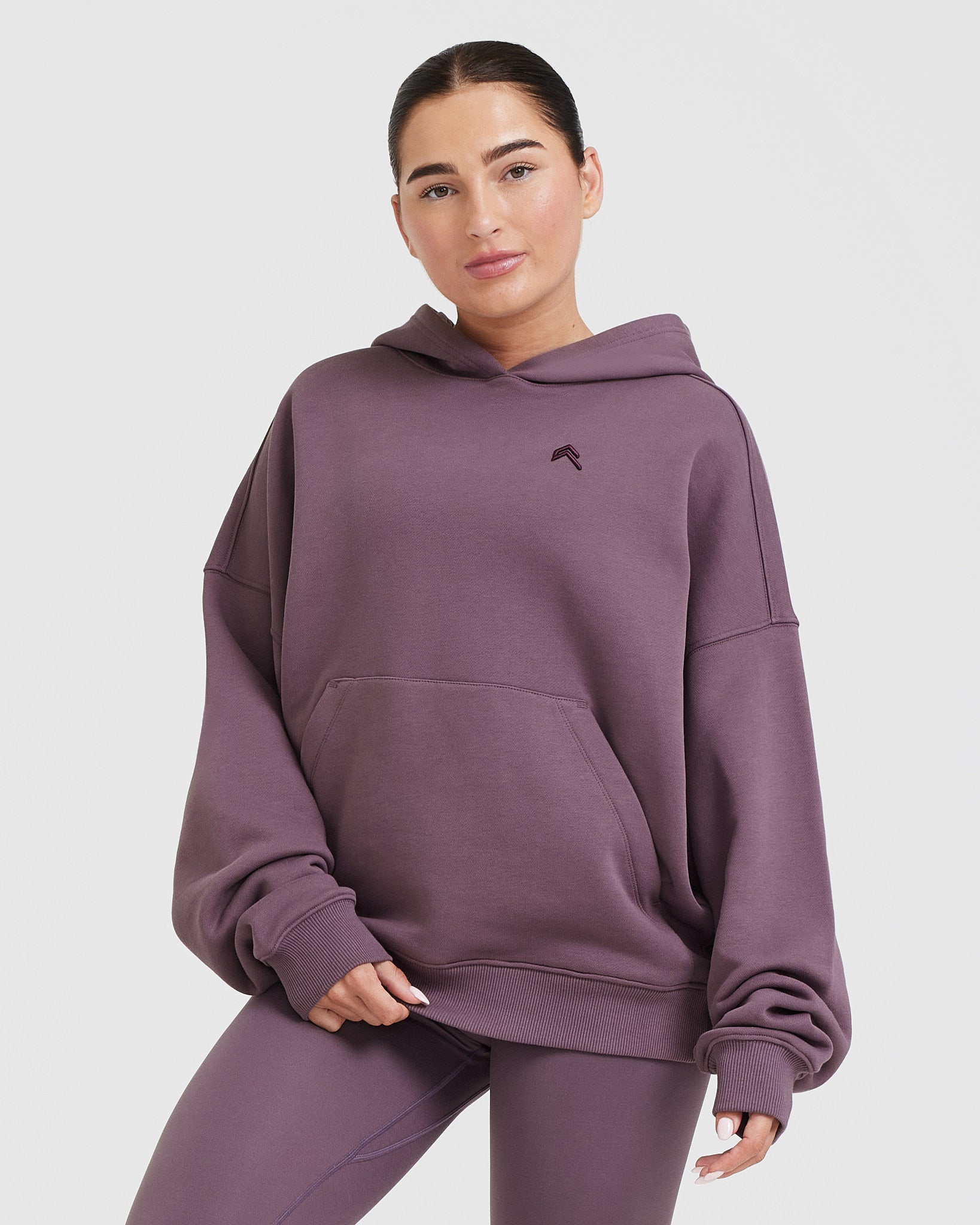 All Day Oversized Hoodie | Vintage Purple - Image 3