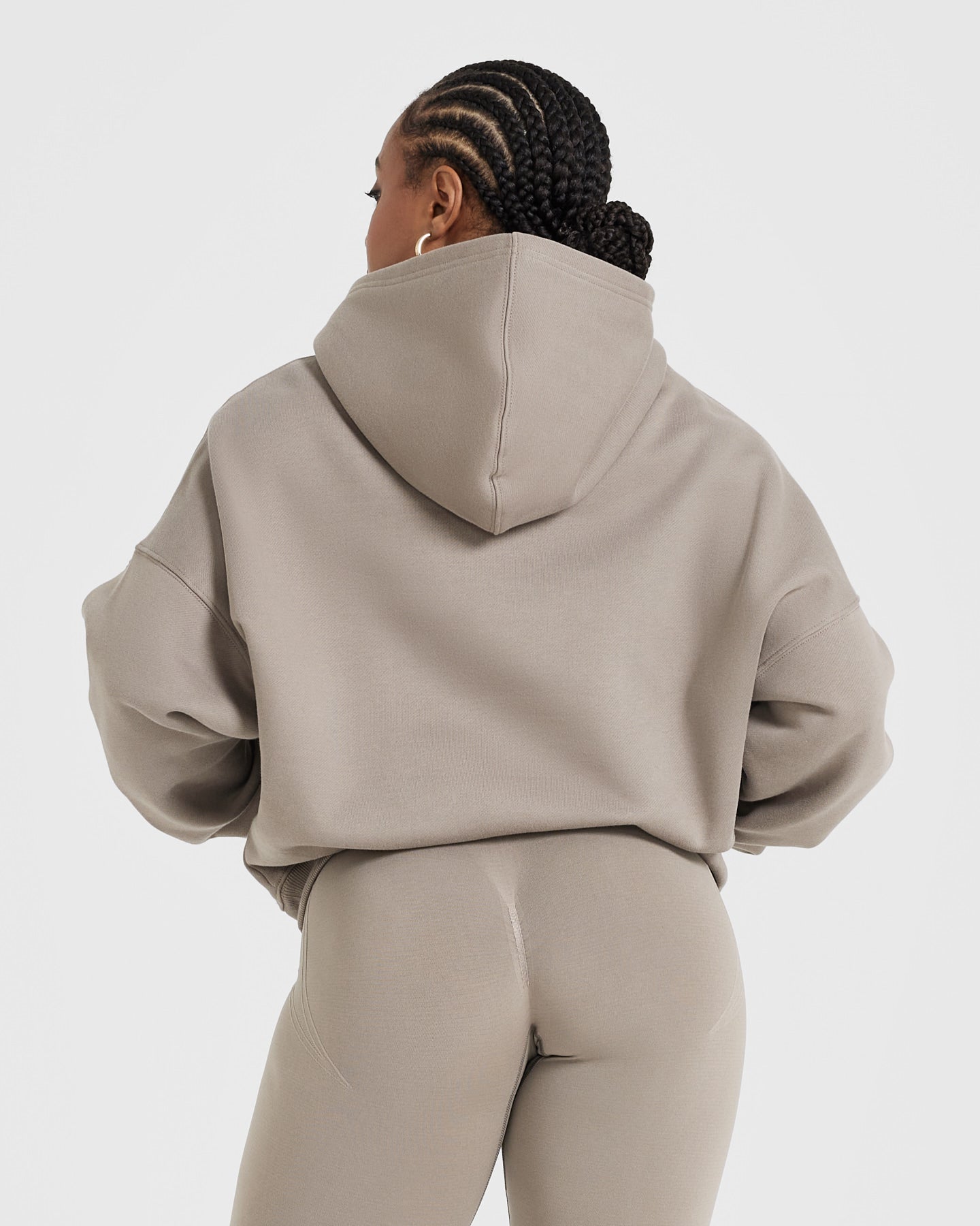 Alternative view of All Day Varsity Oversized Hoodie | Minky