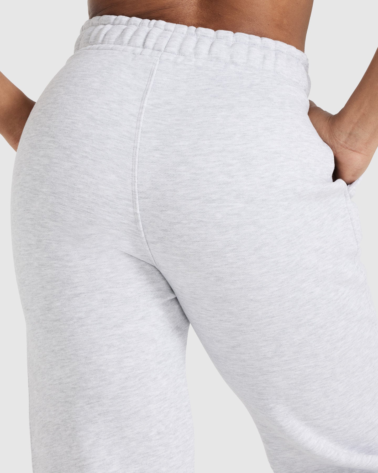 All Day Varsity Oversized Joggers | Light Grey Marl - Image 5