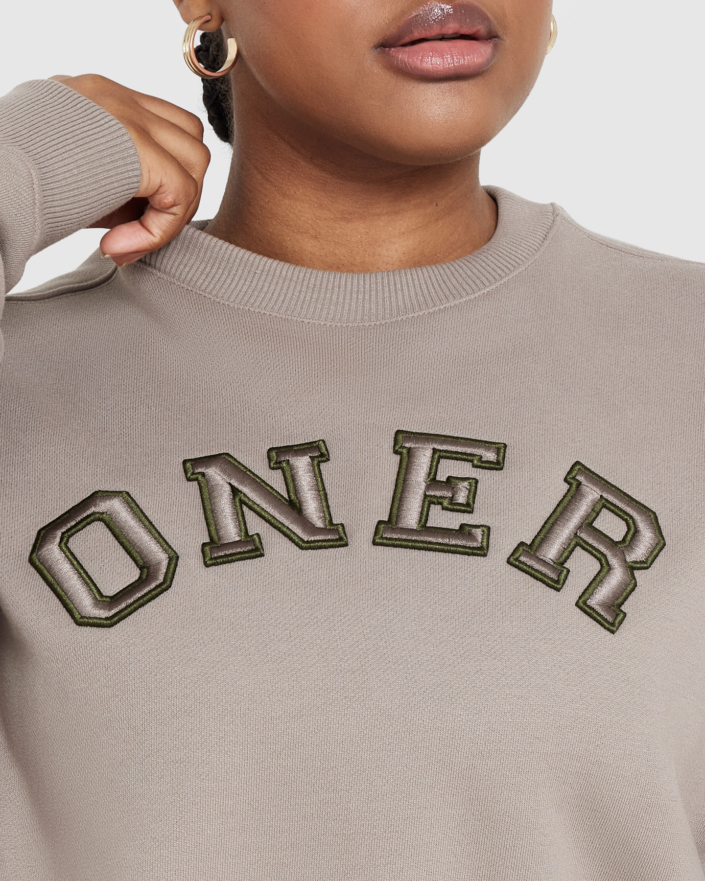All Day Varsity Oversized Sweatshirt | Minky - Image 4