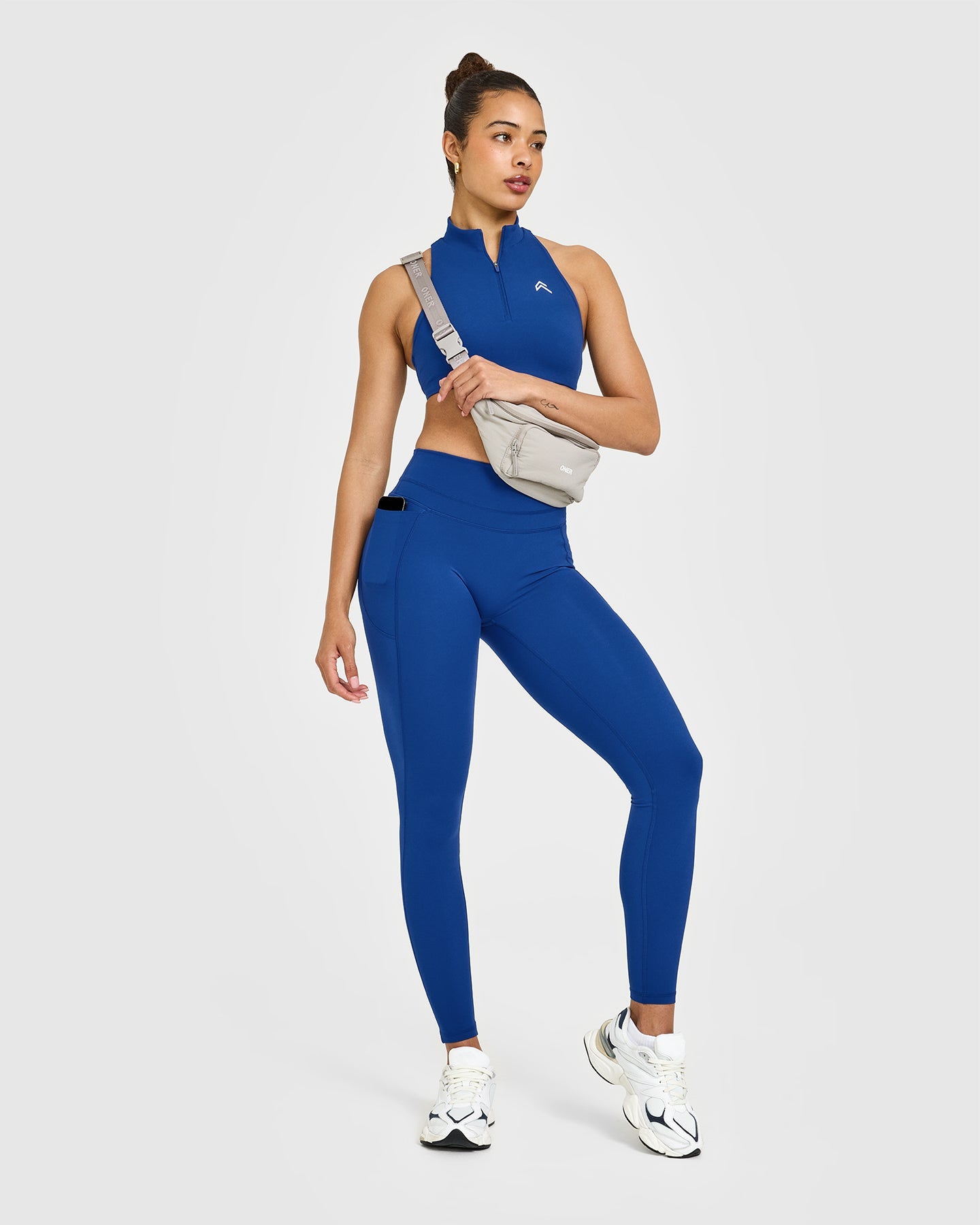 UnifiedMove High Waisted Pocket Leggings | Vintage Navy - Image 3