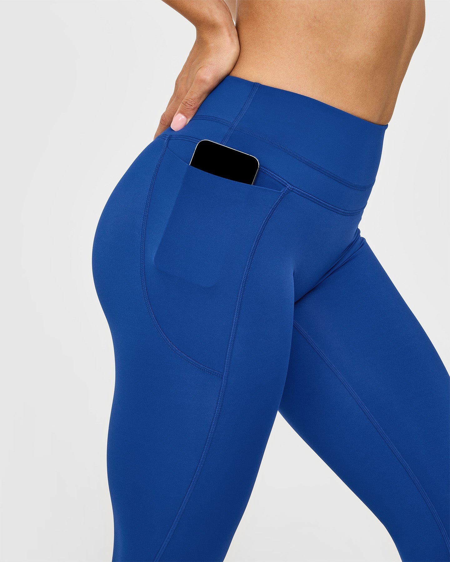 UnifiedMove High Waisted Pocket Leggings | Vintage Navy - Image 5