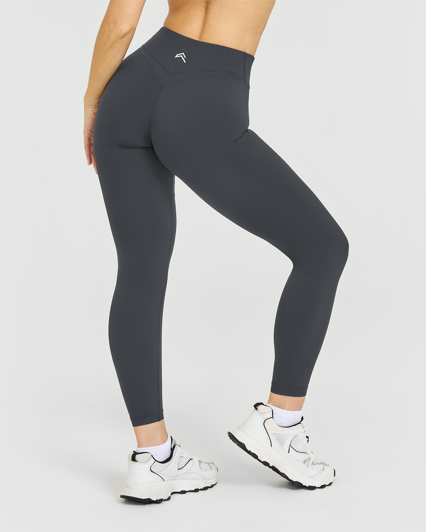 UnifiedMove Wrap Leggings White Logo | Coal