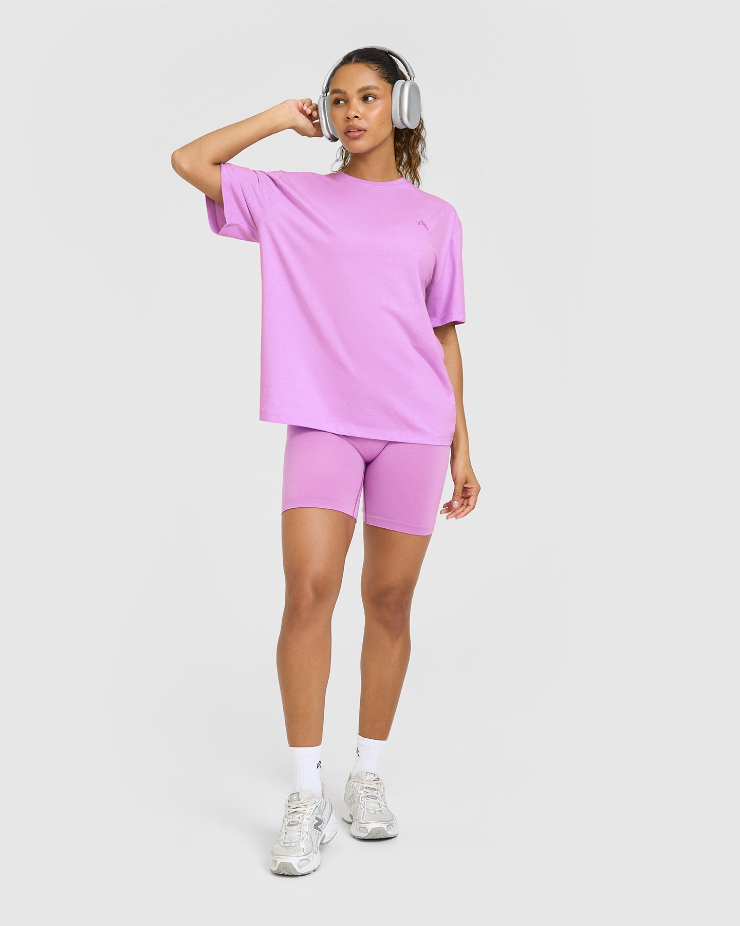 Classic Oversized Lightweight T-Shirt | Orchid Purple - Image 3