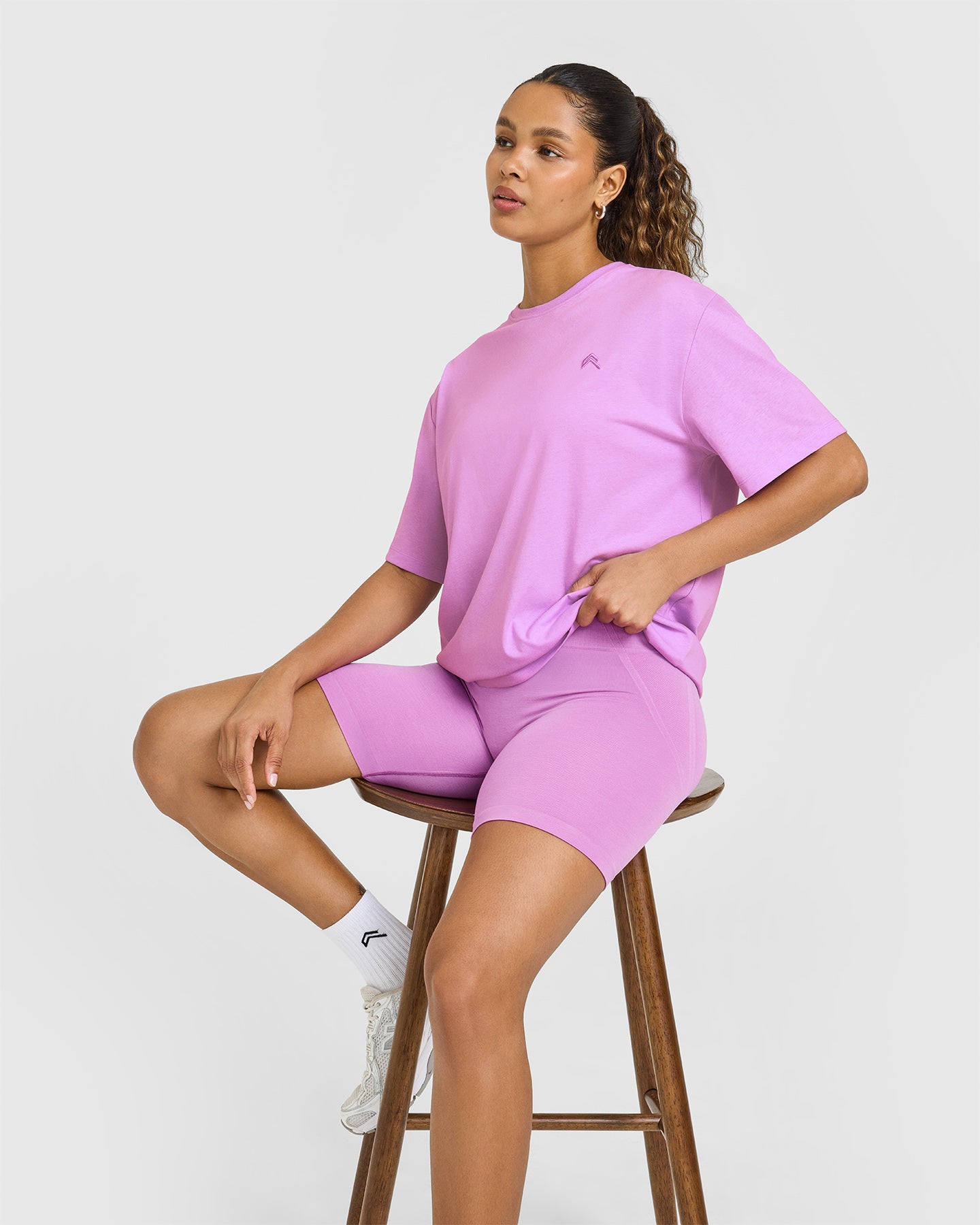 Classic Oversized Lightweight T-Shirt | Orchid Purple - Image 4
