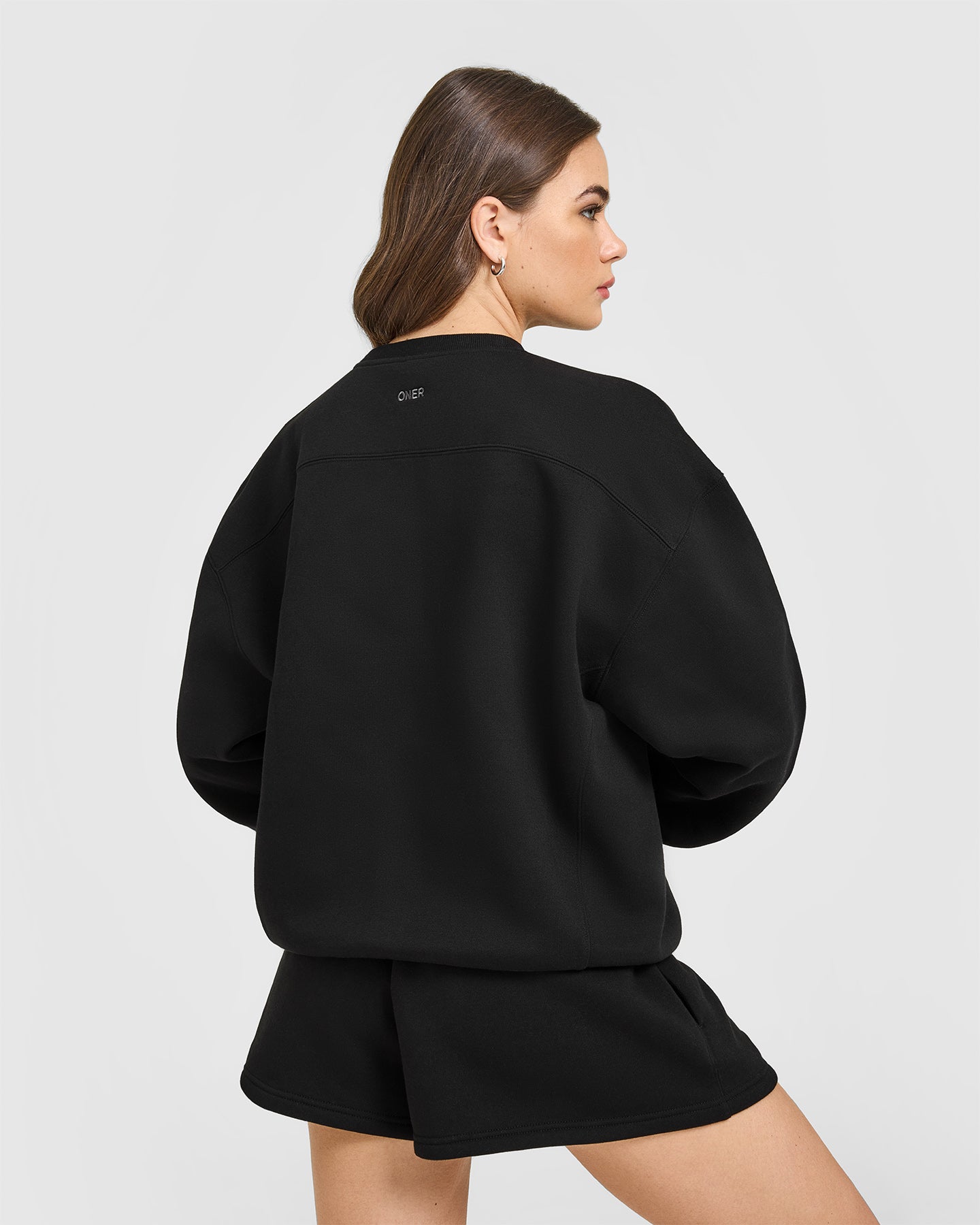 Foundations Crew Neck Sweatshirt | Black - Image 5