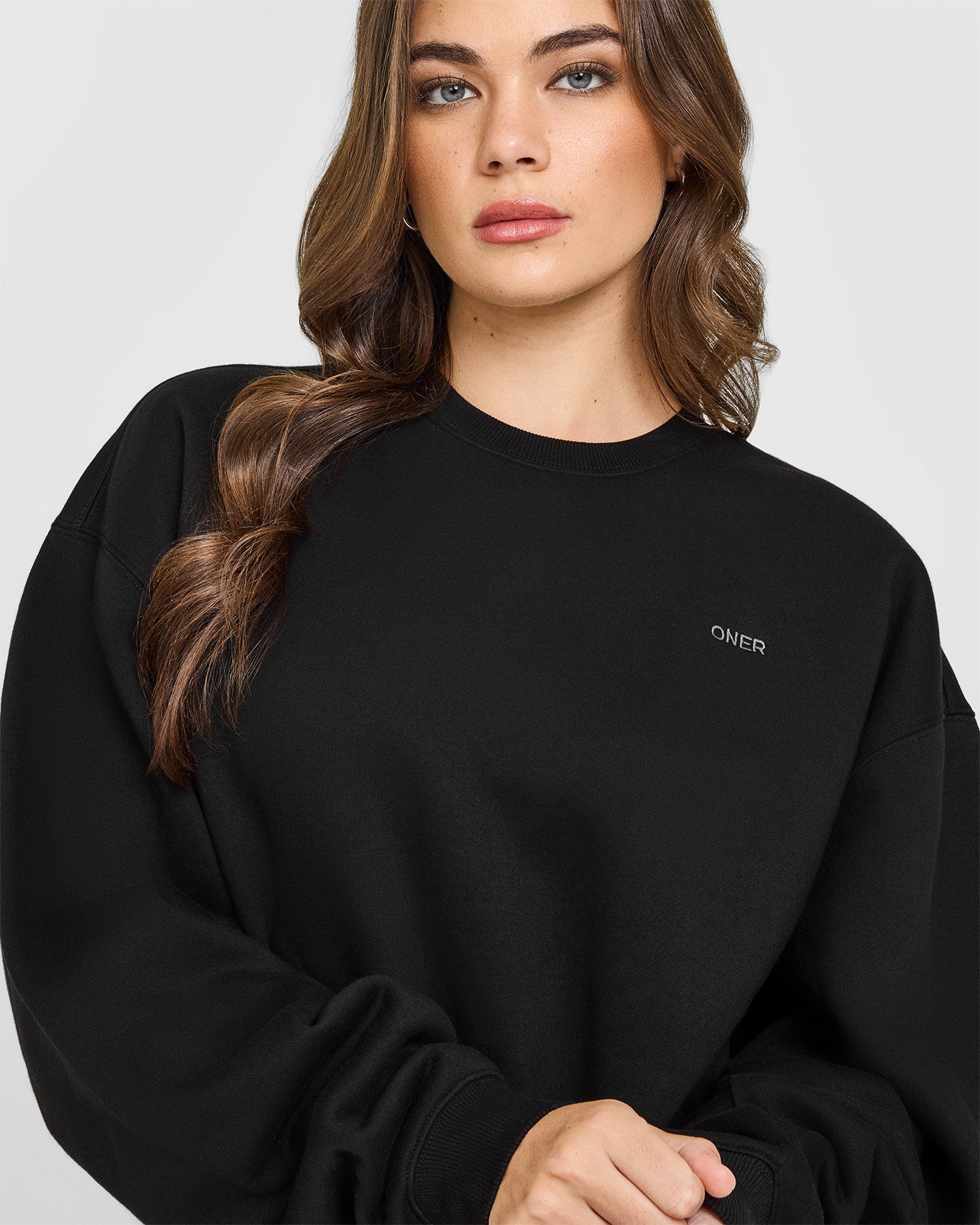 Foundations Crew Neck Sweatshirt | Black - Image 4