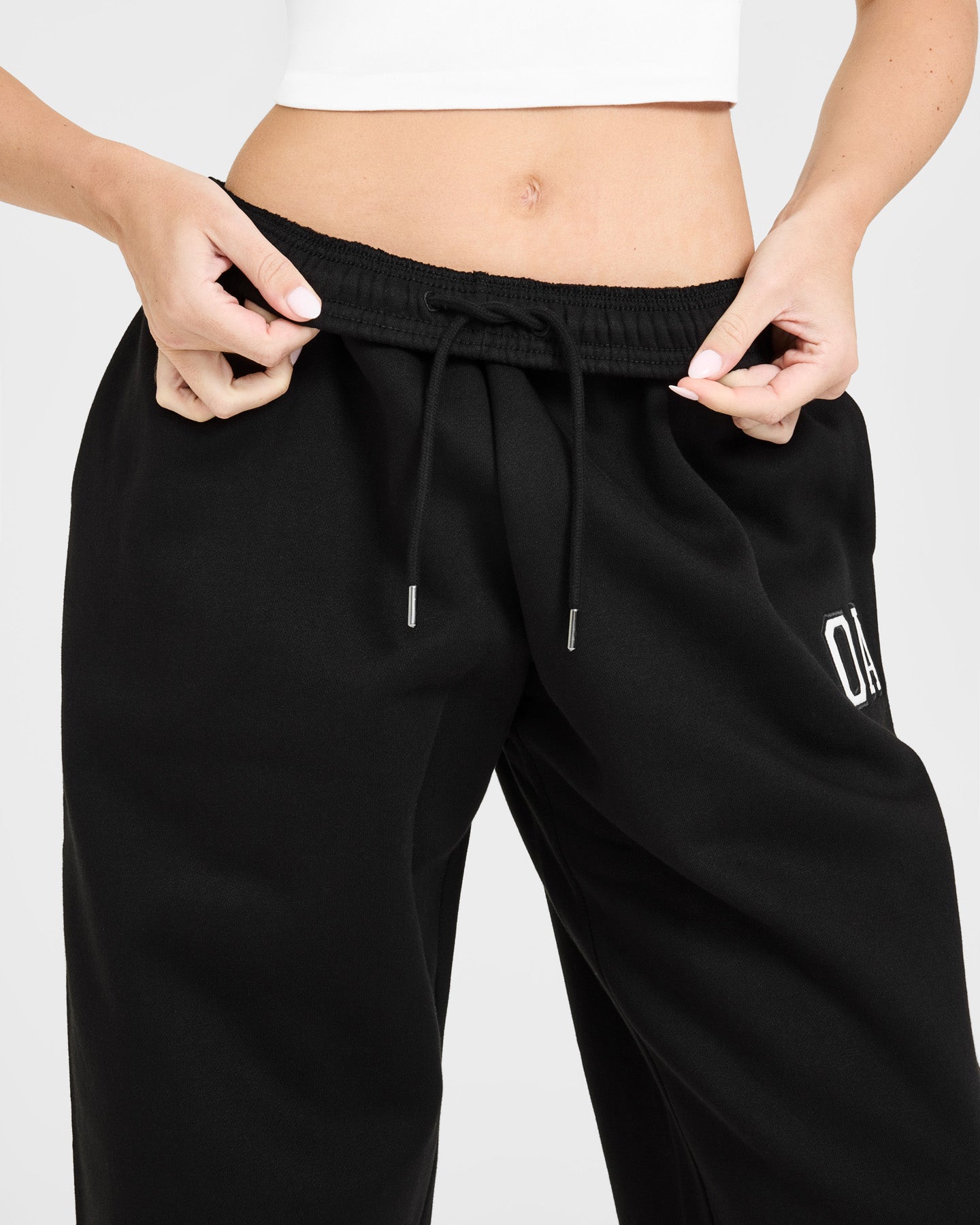 Foundations Oversized Oner Girlfriend Joggers | Black - Image 5