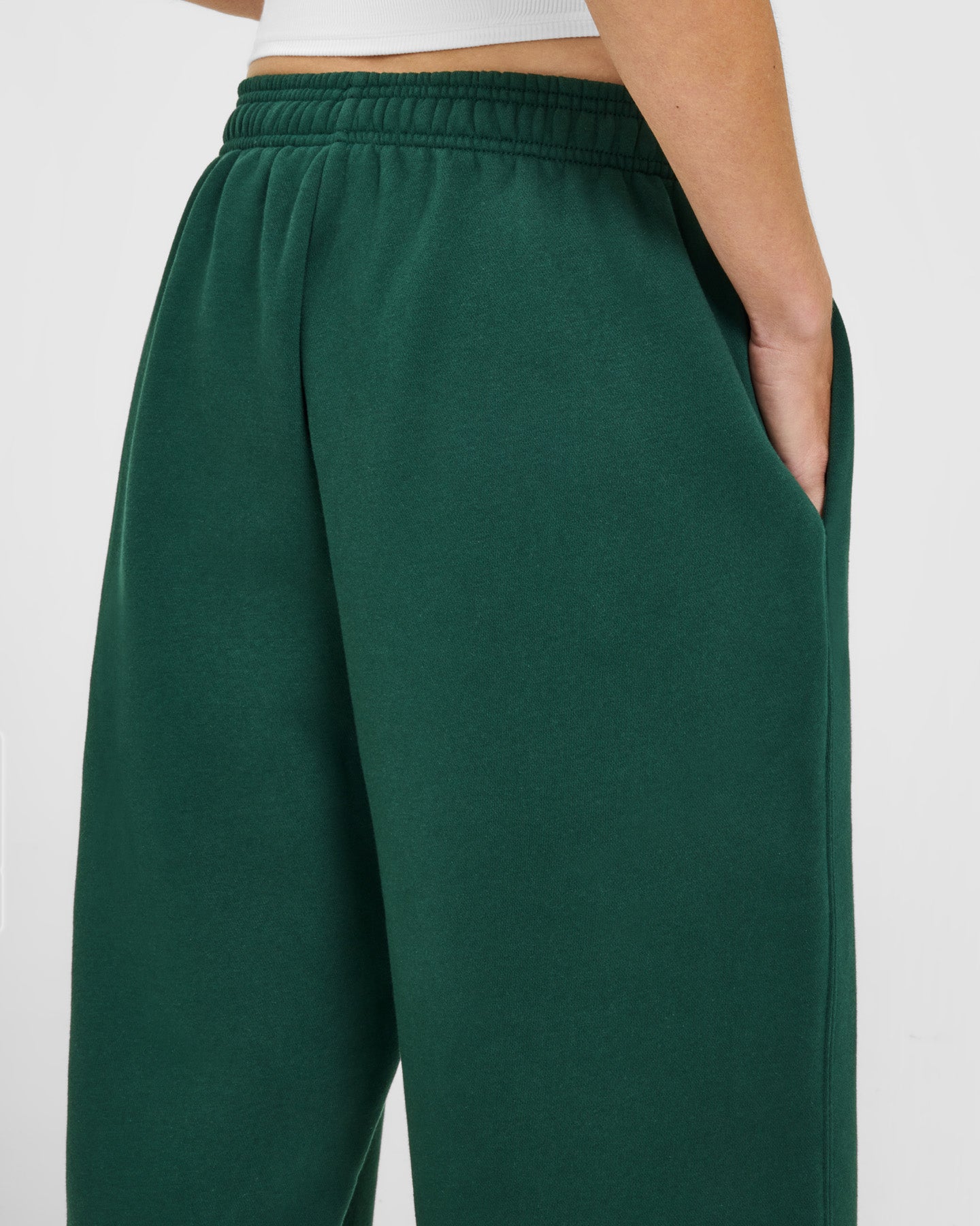 Foundations Oversized Oner Girlfriend Joggers | Racing Green - Image 5