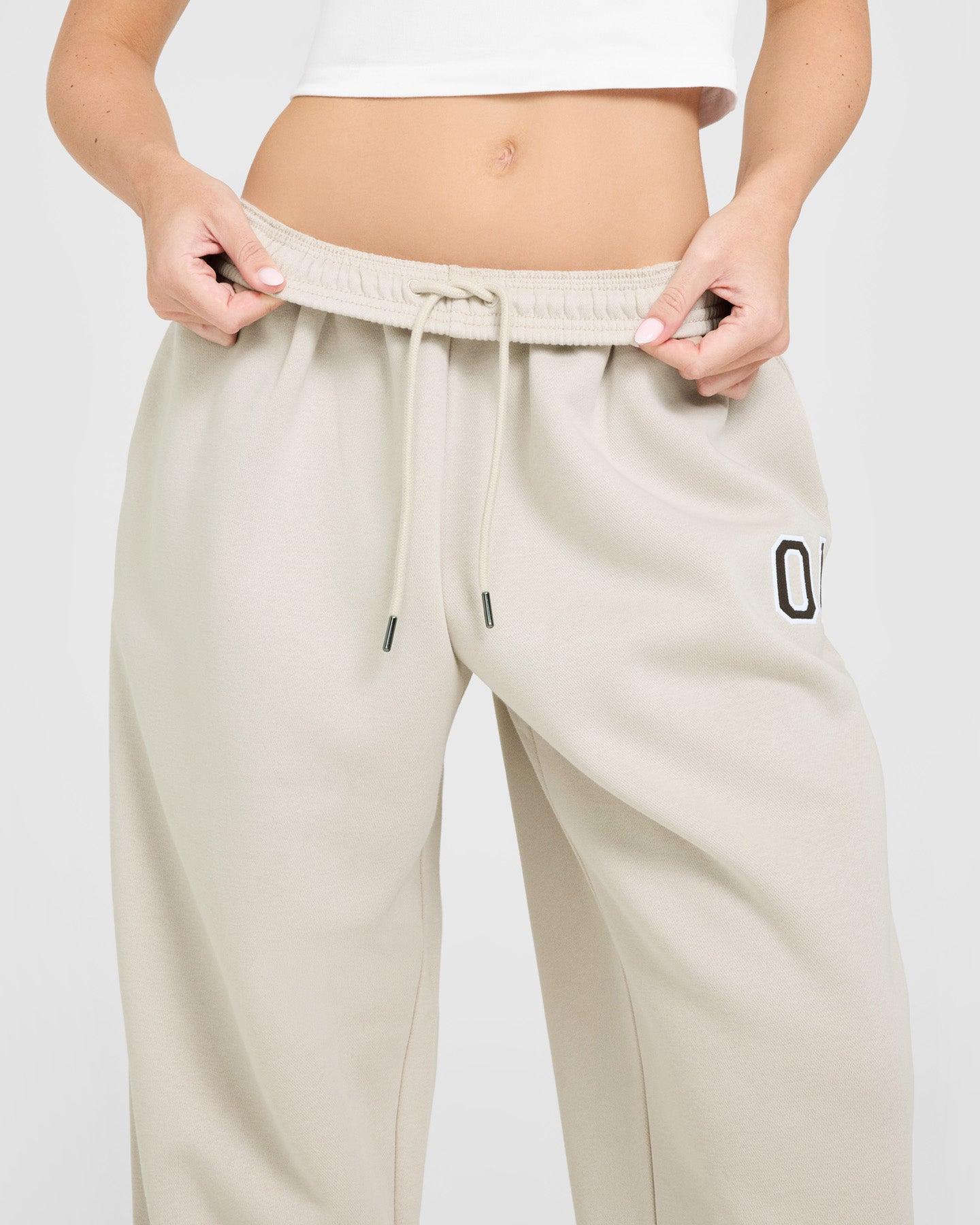 Foundations Oversized Oner Girlfriend Joggers | Sand - Image 6
