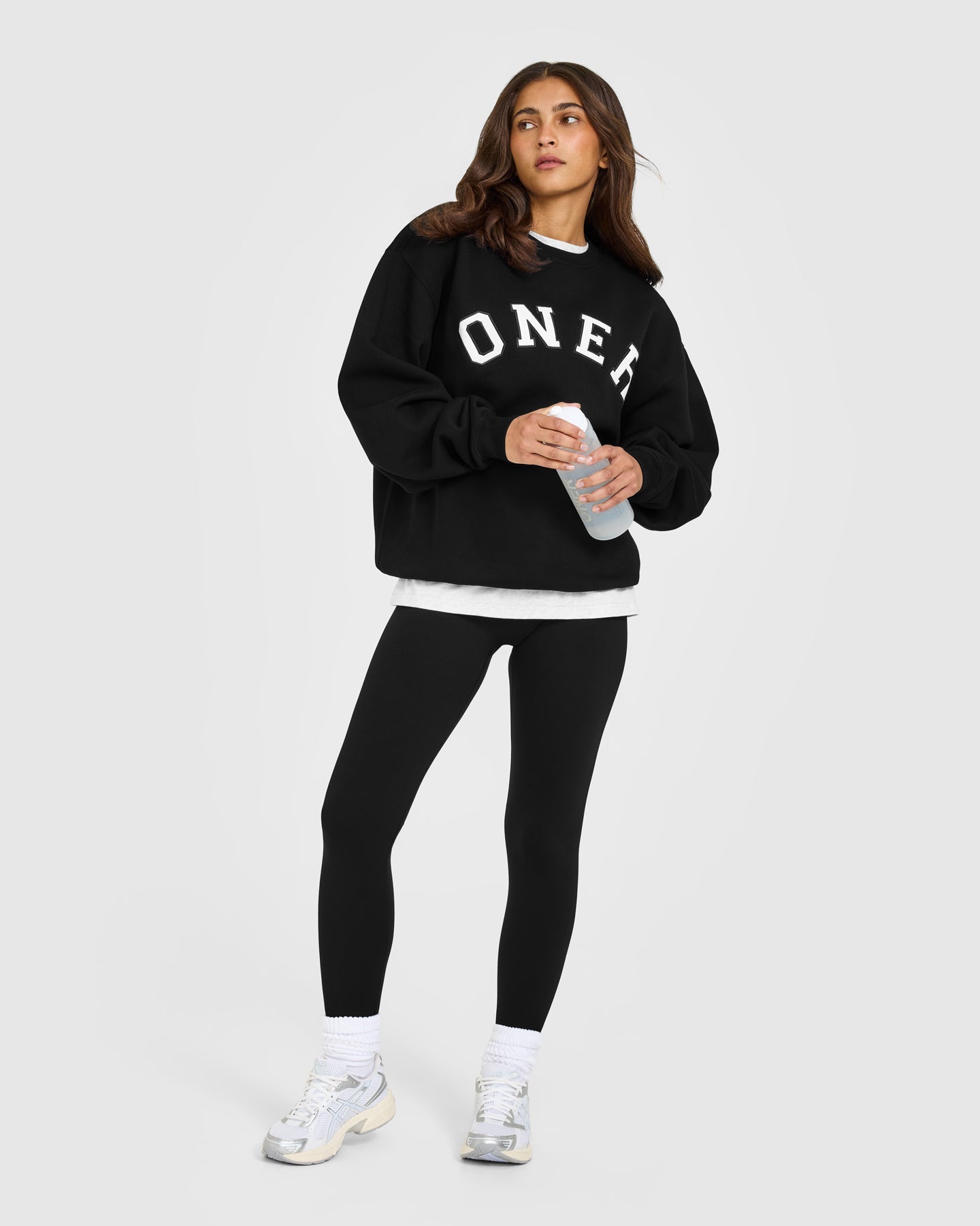 Foundations Oversized Oner Girlfriend Sweatshirt | Black - Image 3