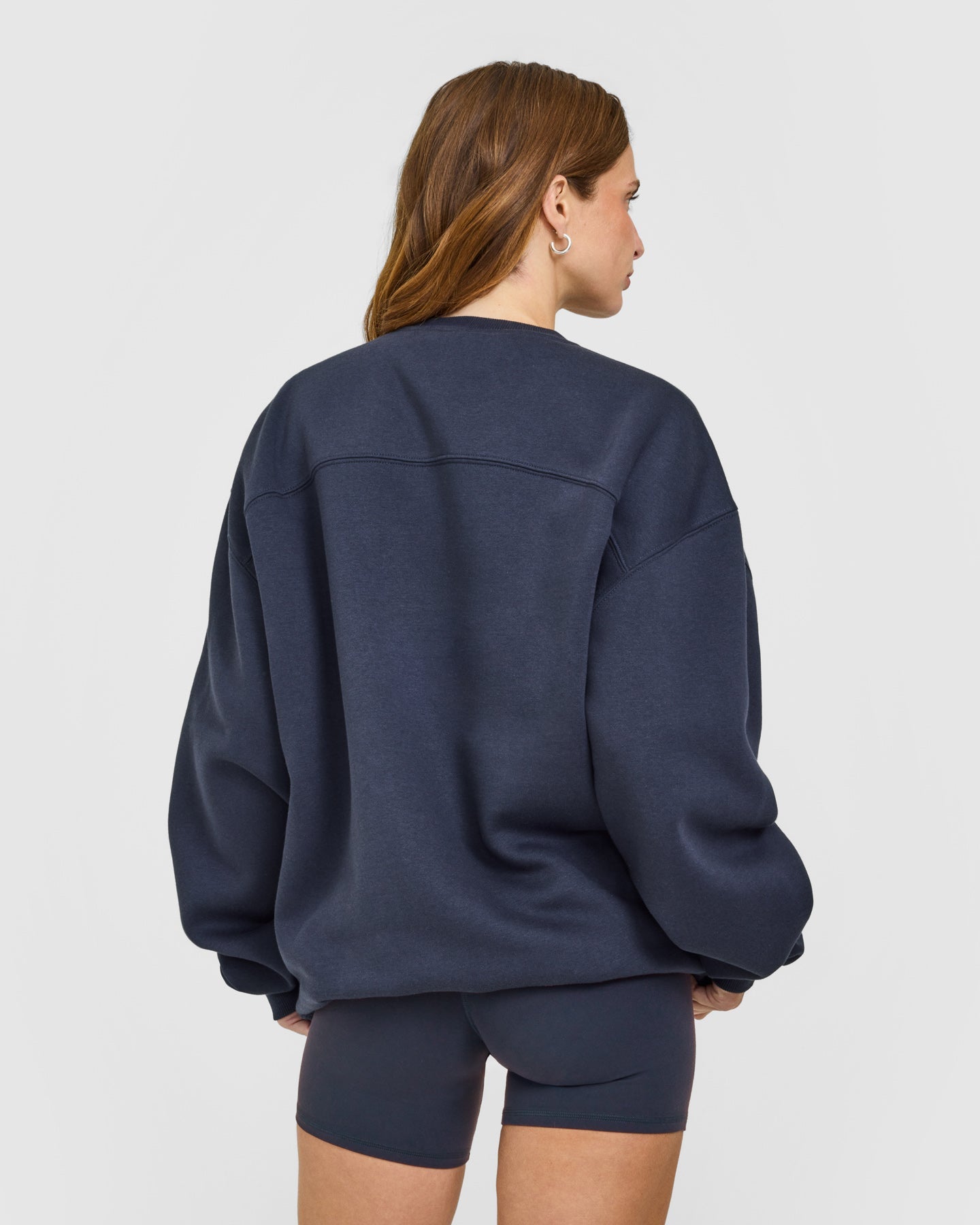 Foundations Oversized Oner Girlfriend Sweatshirt | True Blue - Image 6