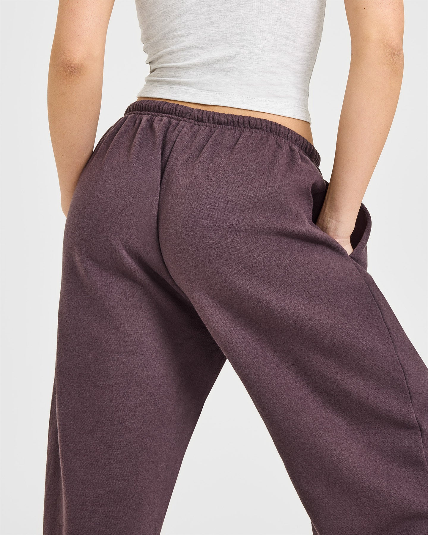 Mid Weight Relaxed Joggers | Umber Brown - Image 4