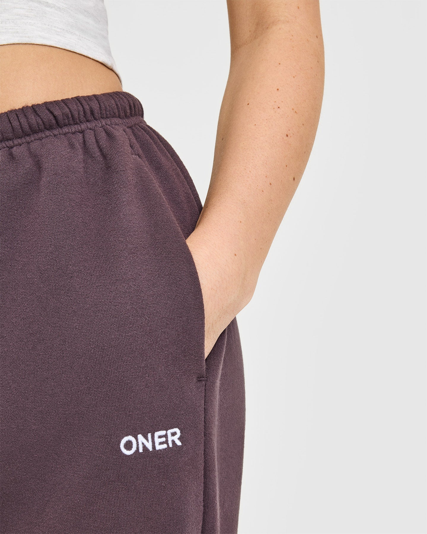 Mid Weight Relaxed Joggers | Umber Brown - Image 5