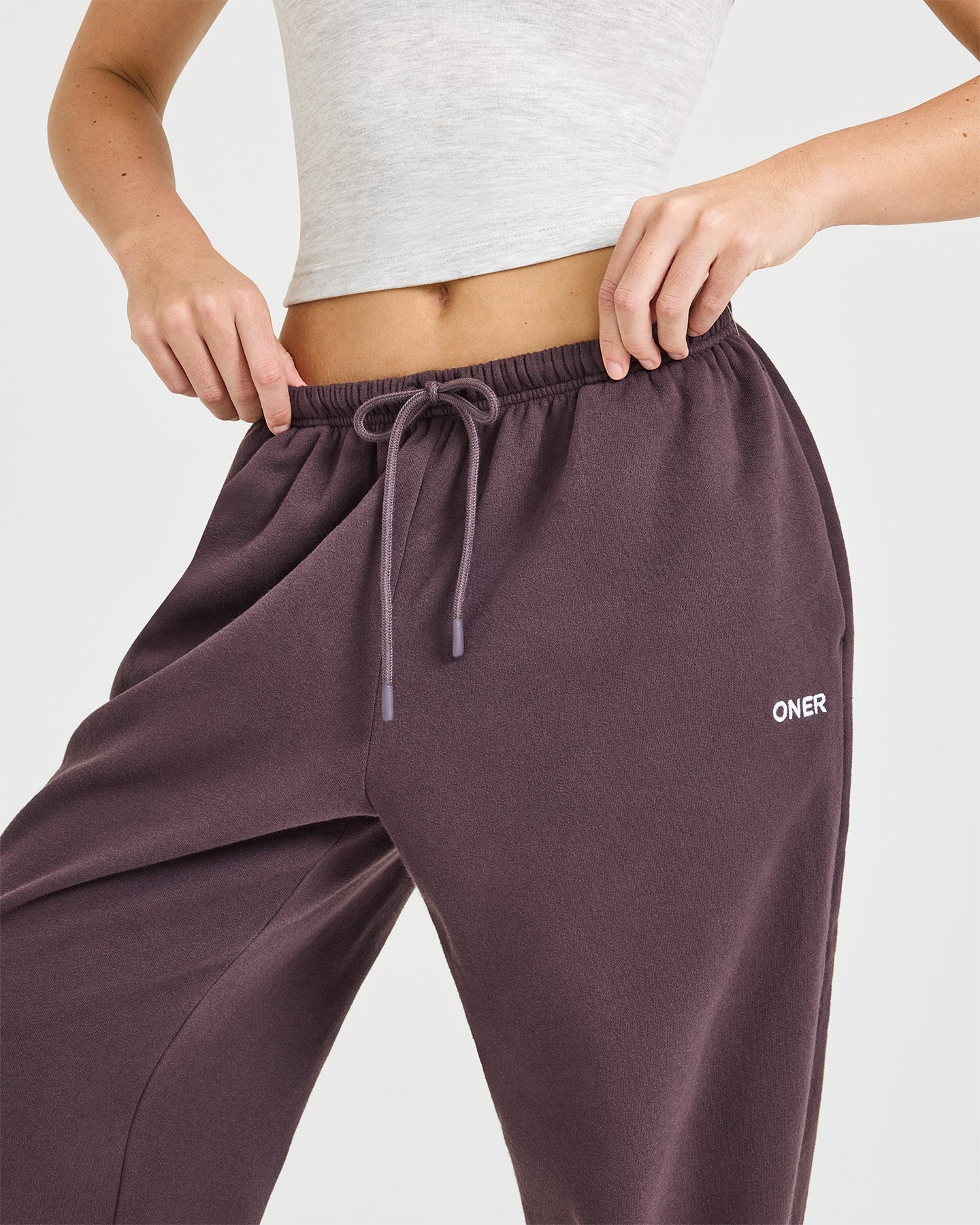 Mid Weight Relaxed Joggers | Umber Brown - Image 6