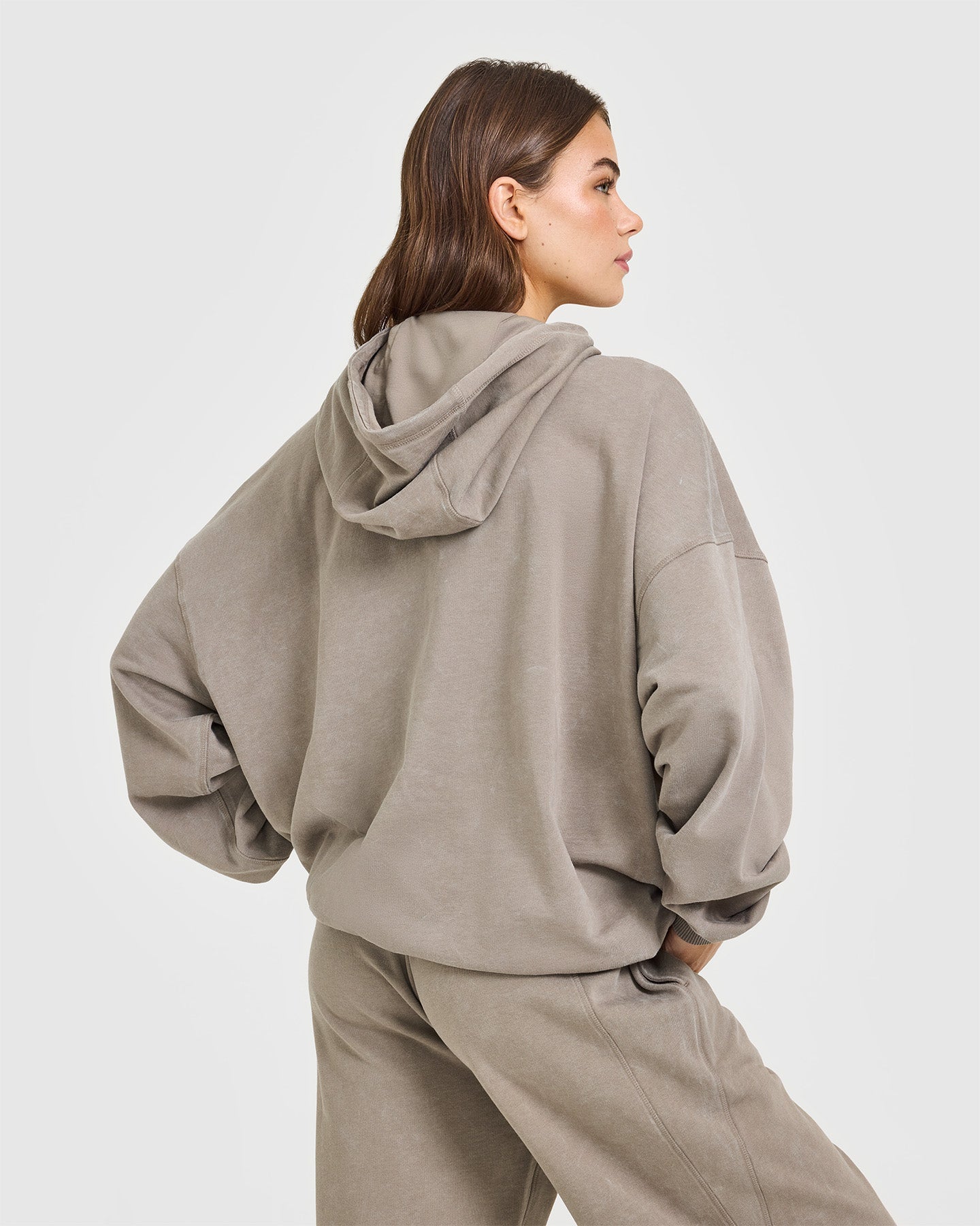 Alternative view of Raw Lounge Oversized Hoodie | Washed Minky