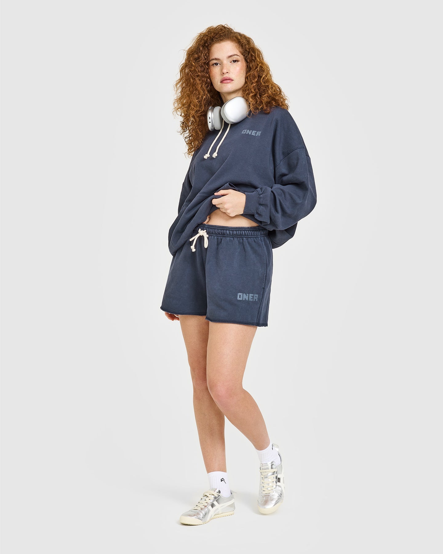 Raw Lounge Oversized Hoodie | Washed True Blue - Image 3