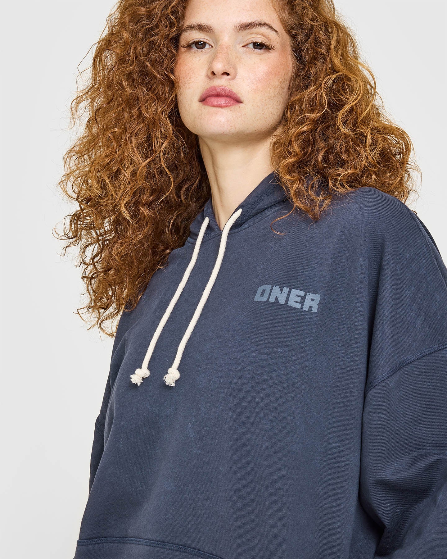 Raw Lounge Oversized Hoodie | Washed True Blue - Image 5