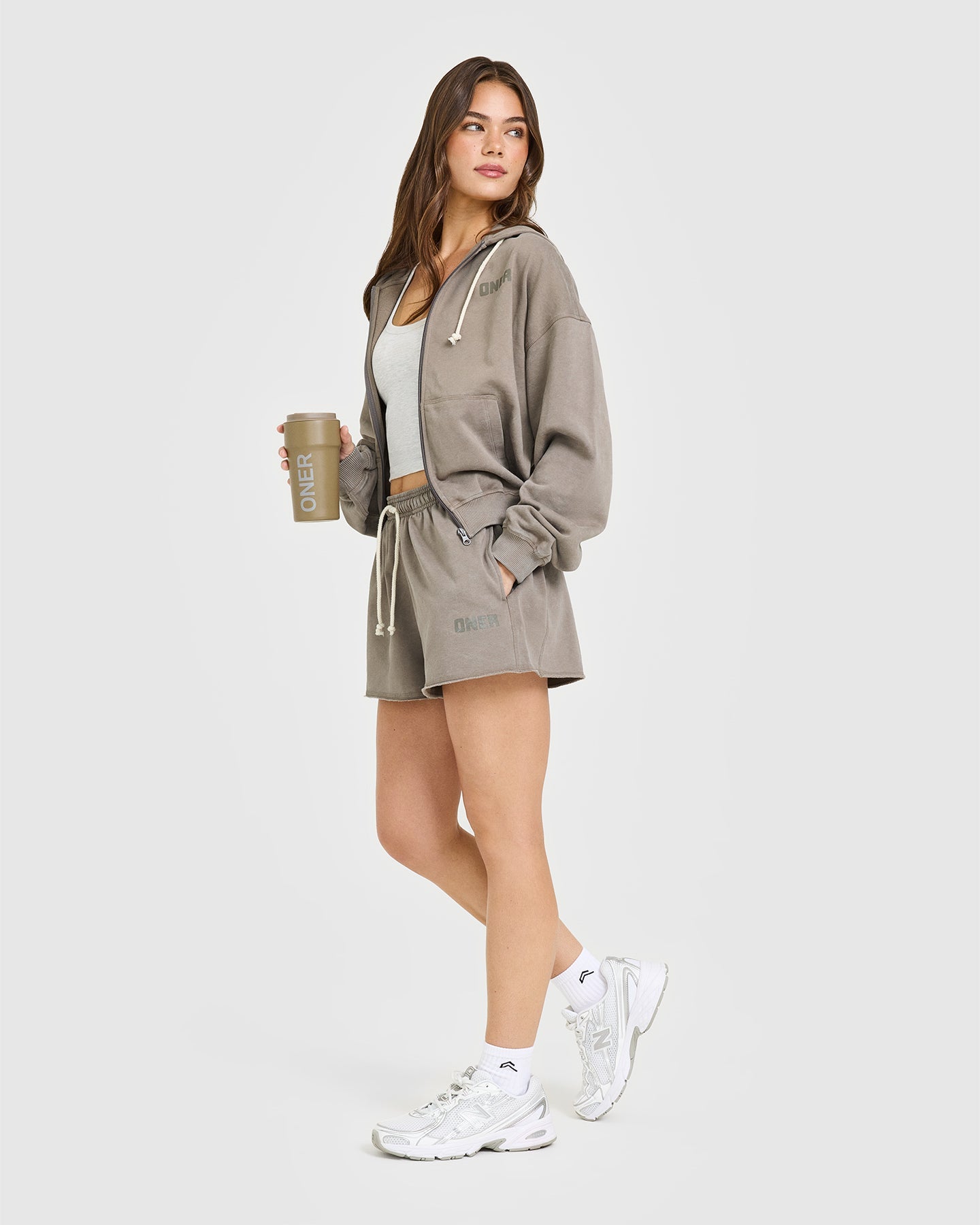 Raw Lounge Oversized Shorts | Washed Minky - Image 3