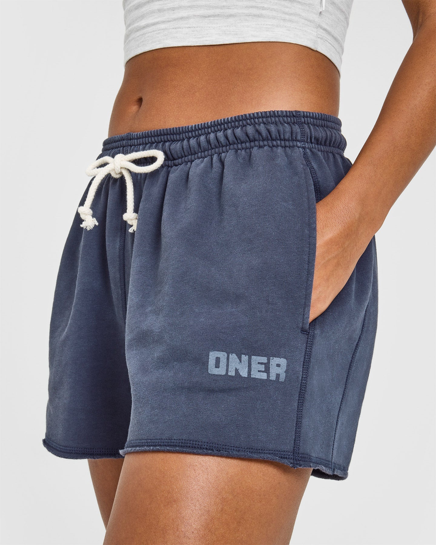 Raw Lounge Oversized Shorts | Washed True Blue - Image 4
