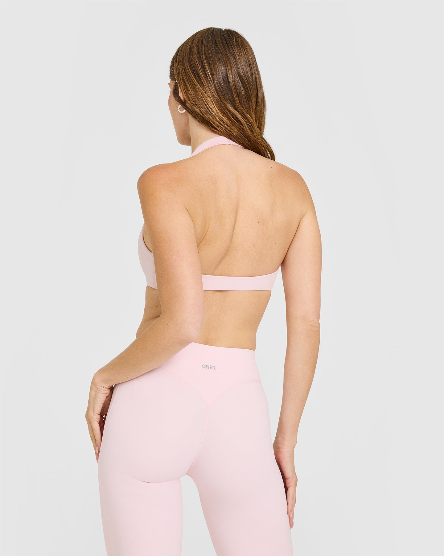 Alternative view of SoftMotion Minimal Halter Neck Bralette | Ballet Pink