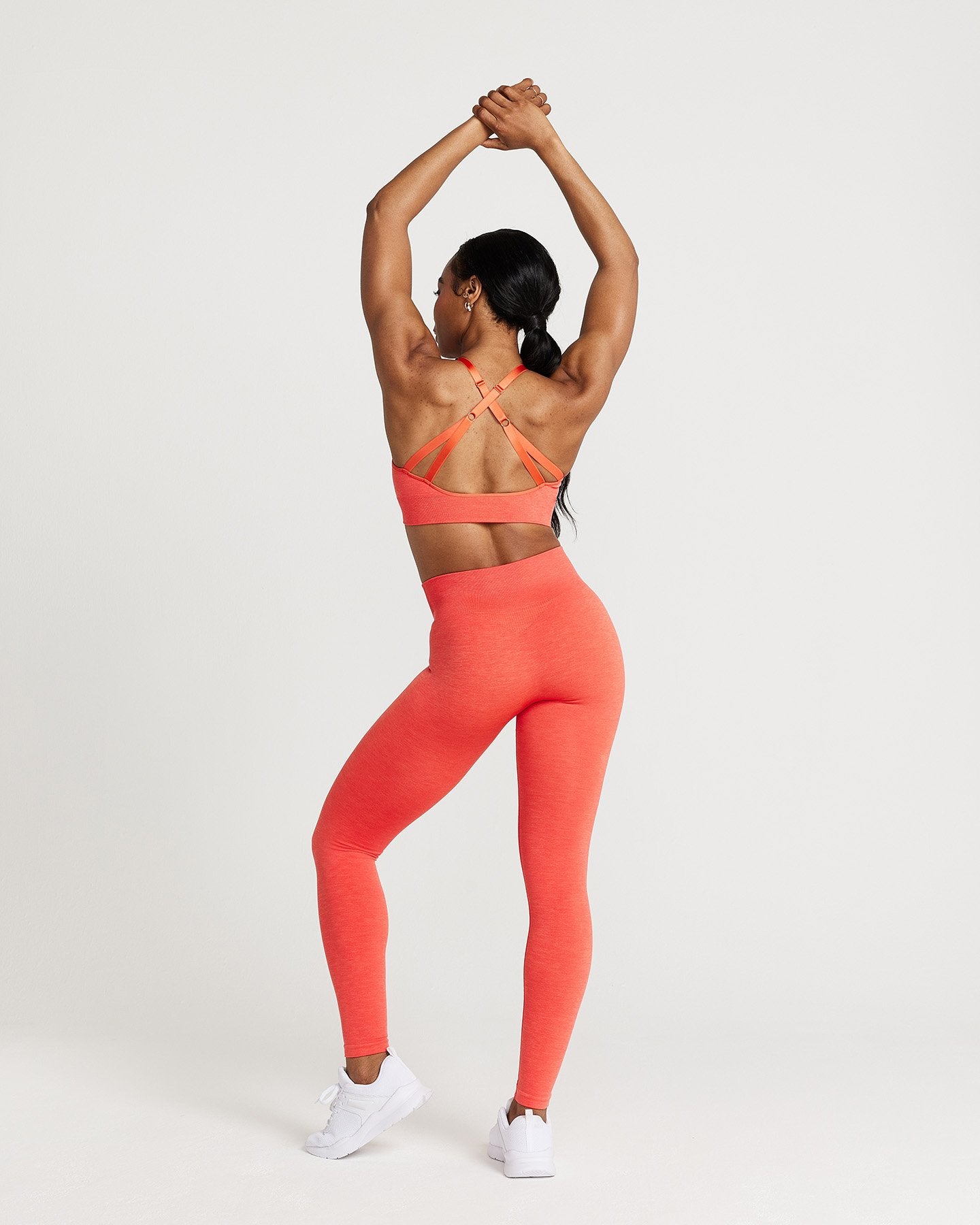 Alternative view of Classic Seamless Sports Bra | Coral Marl